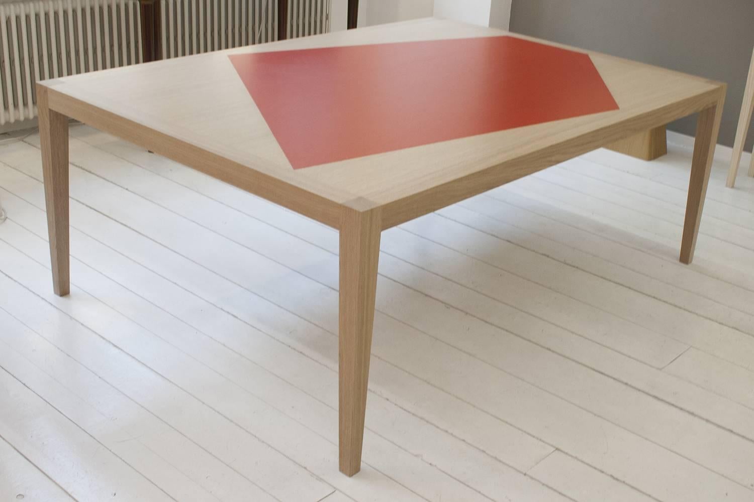 Contemporary Dining Table Oak Philippe Cramer For Sale