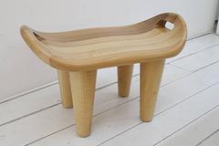 Stool Walnut Philippe Cramer