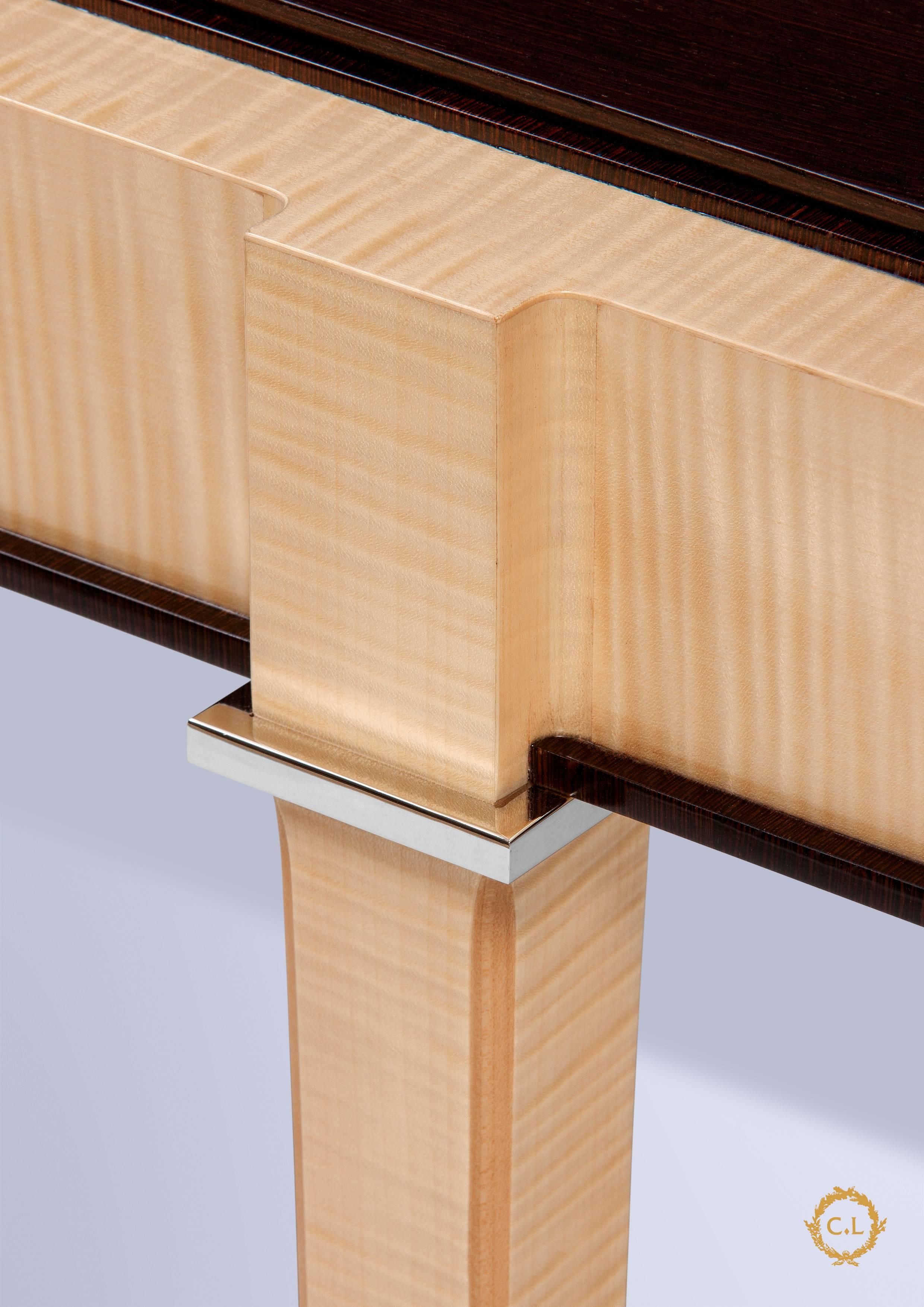 Art Deco Matignon Console Table Designed by Patrick Aubriot For Sale