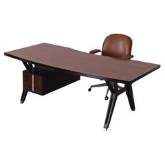 Ennio Fazioli, Terni, Office Desk & Armchair, MiM, 1960s