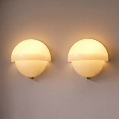 Vico Magistretti, Grande Mania, A Pair of Wall Appliques, Artemide, 1964