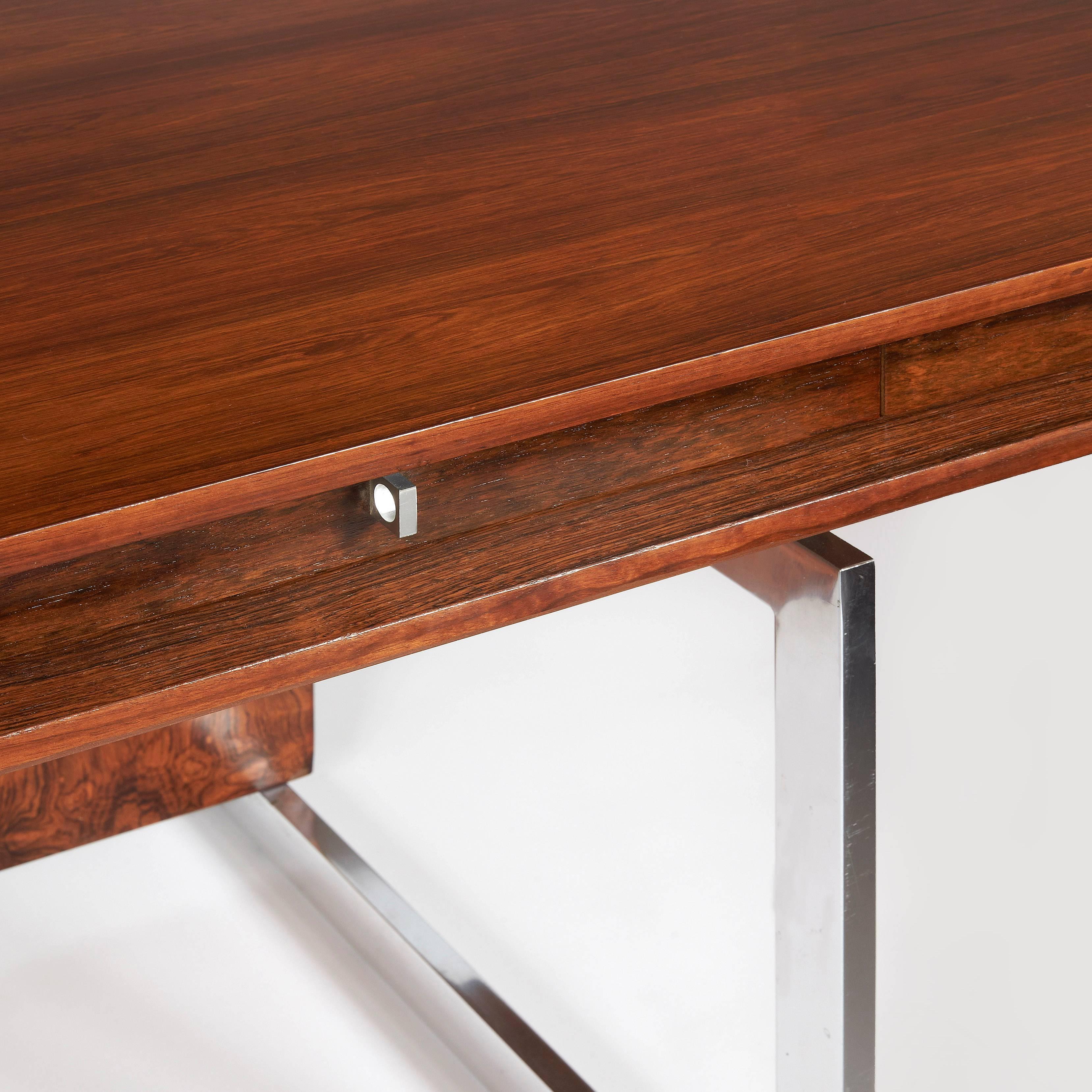 Danish Bodil Kjaer, a Very Rare Executive Desk, circa 1960
