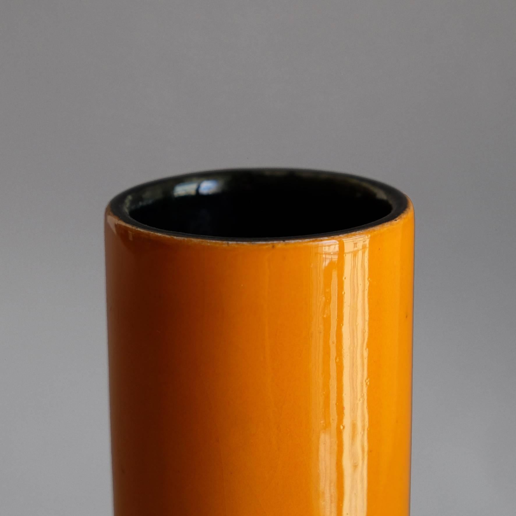orange cylinder