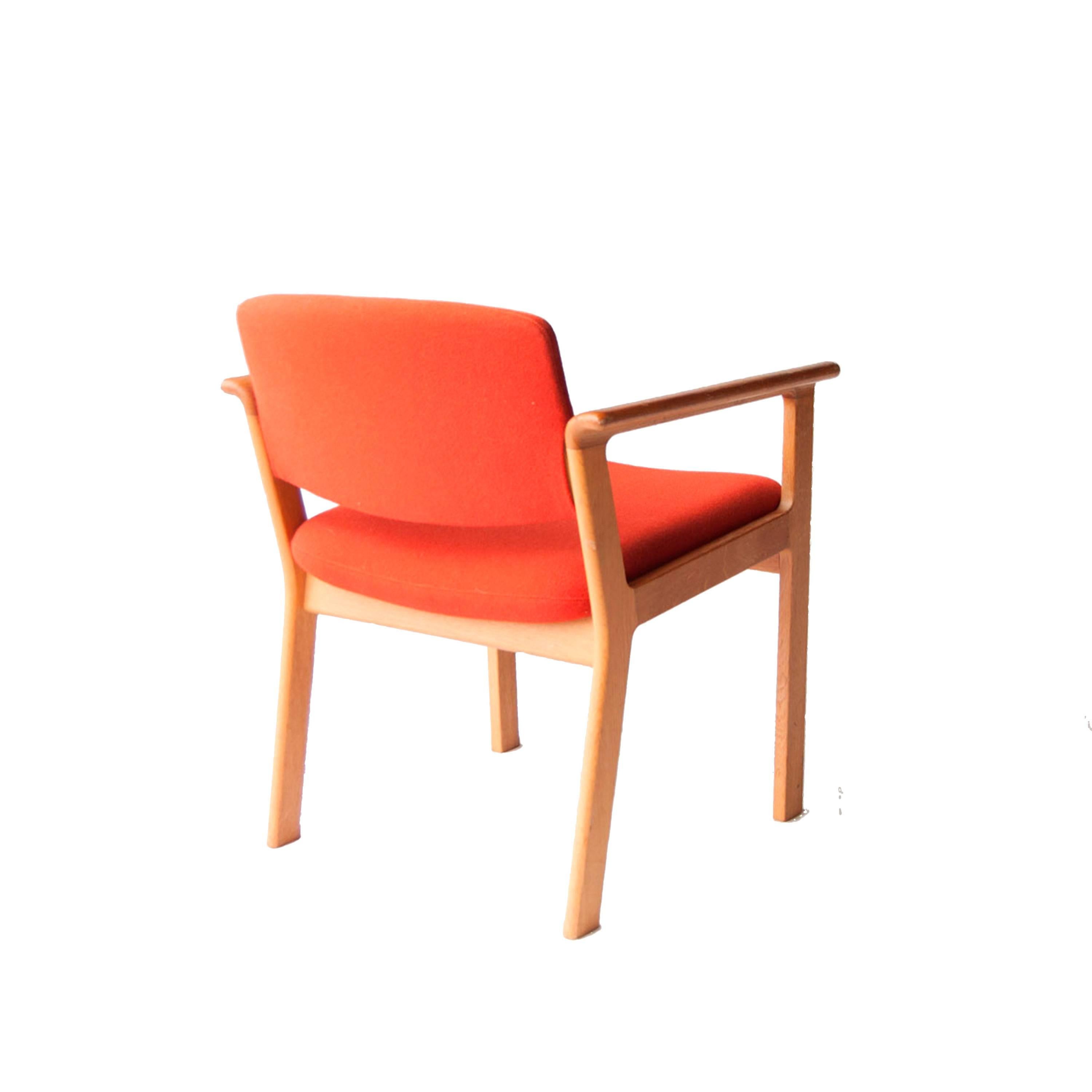 Upholstery Danish Armchair