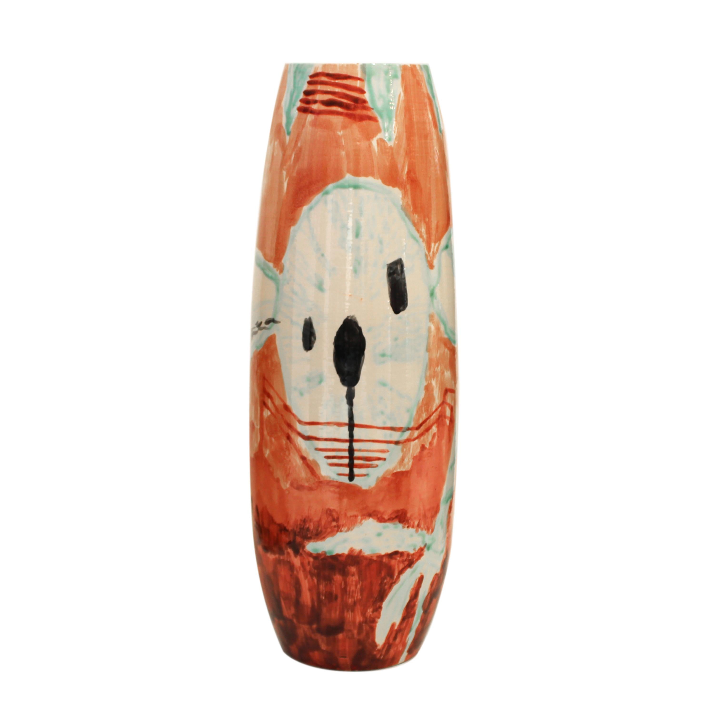 Handcrafted in Spain in 2024, this sculptural vase is a creation by artist Montse Gómez Osuna for The Table Project, an initiative led by Isidro Blasco that brings together contemporary artists working with traditional techniques in Madrid’s vibrant
