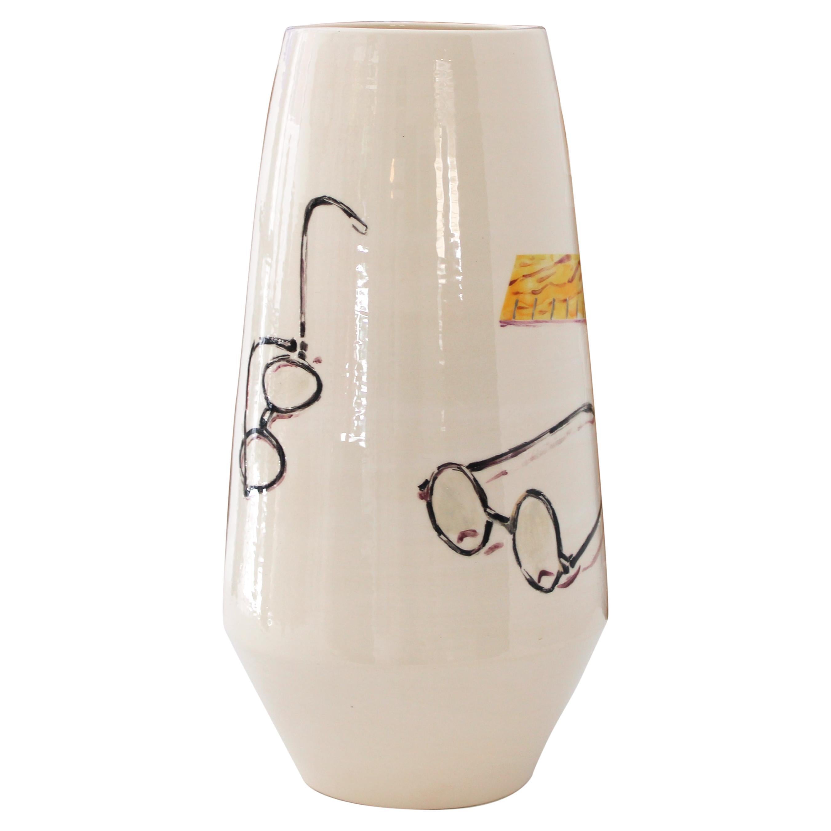 Vaso Mondrian 'Bicchieri e righello' Disegnato da Teresa Moro per The Table Project in vendita
