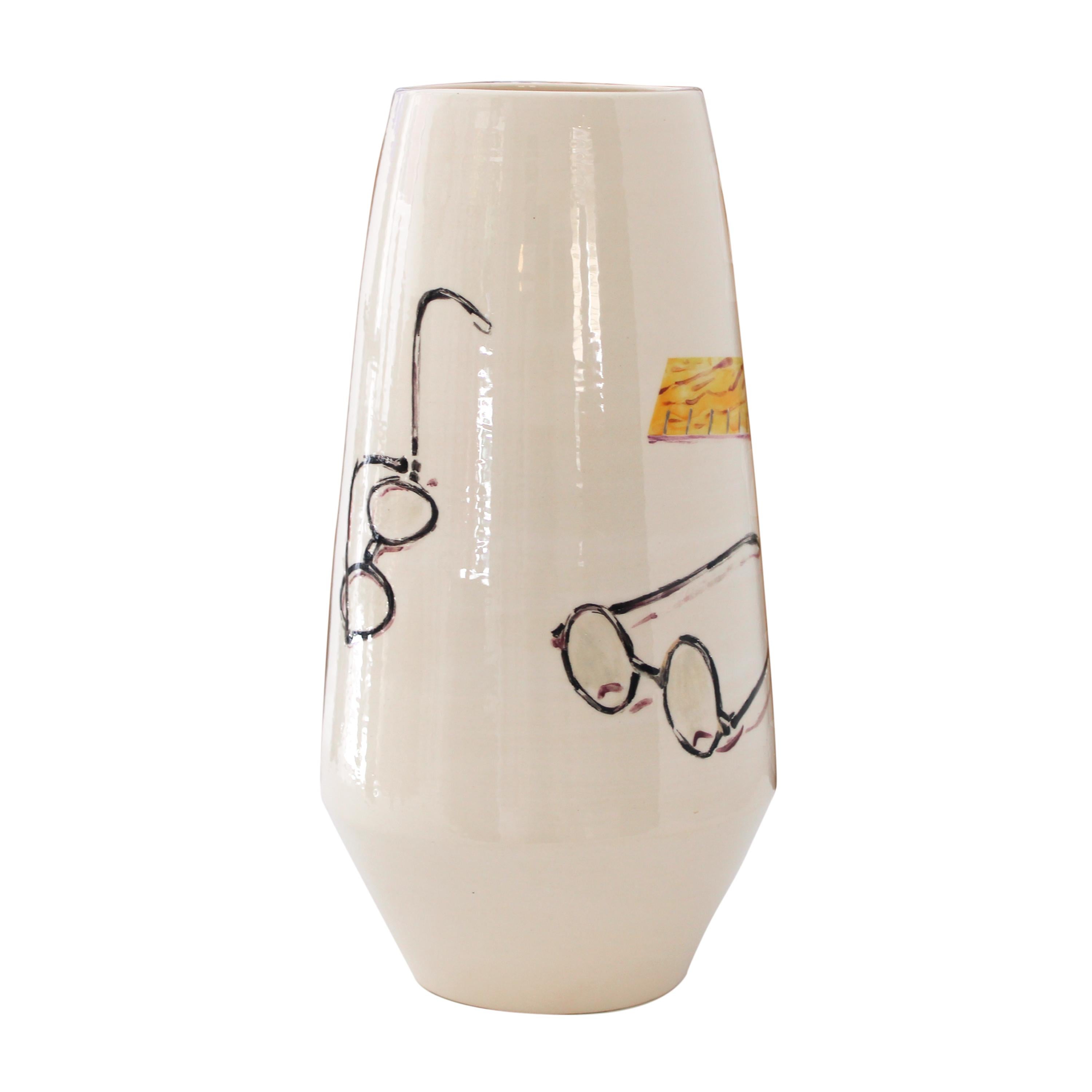 Moderno Vaso Mondrian 'Bicchieri e righello' Disegnato da Teresa Moro per The Table Project in vendita