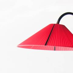 French Red Floor Lamp