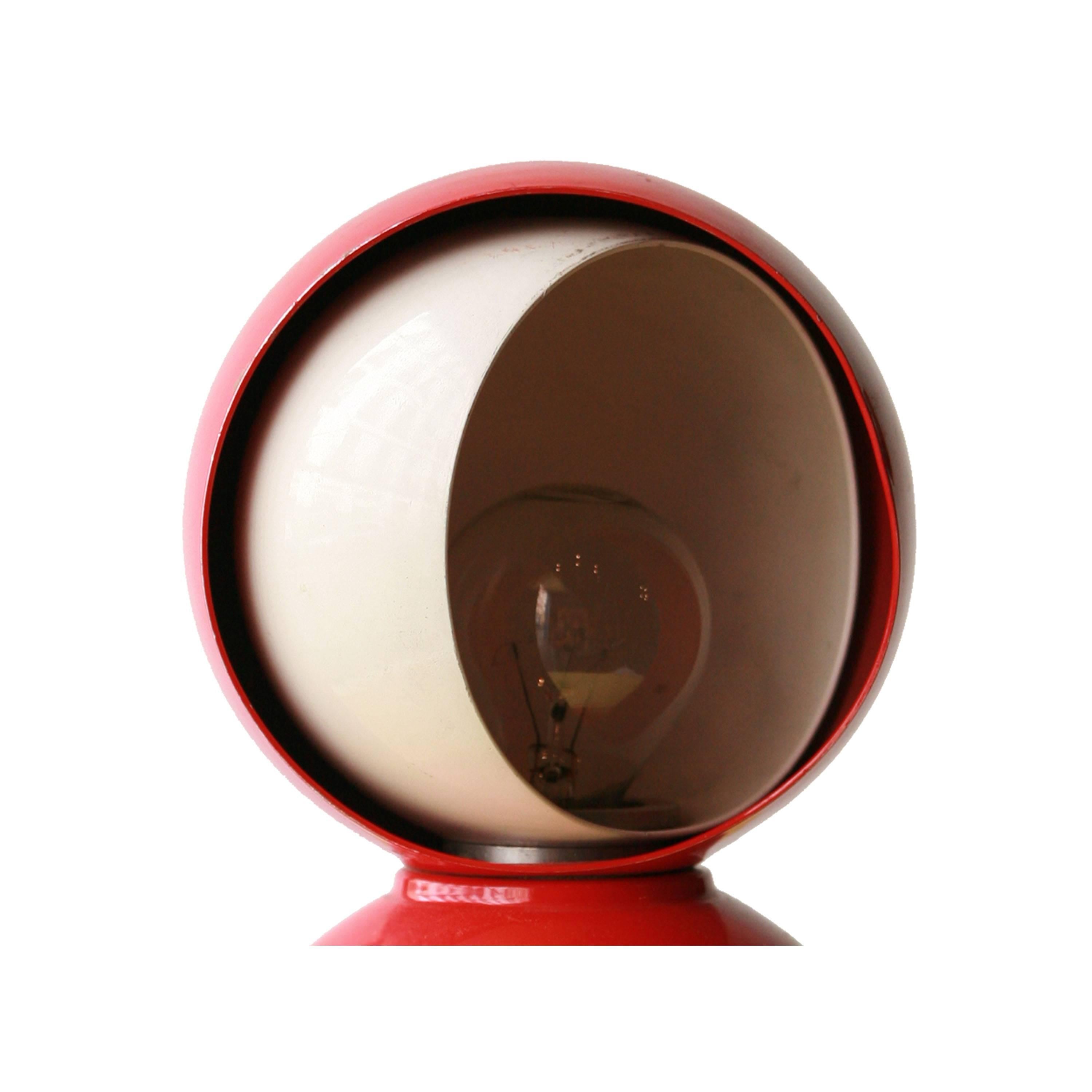 Lacquered Table Lamp 'Eclipse' Designed by Vico Magistretti, Italy, 1960