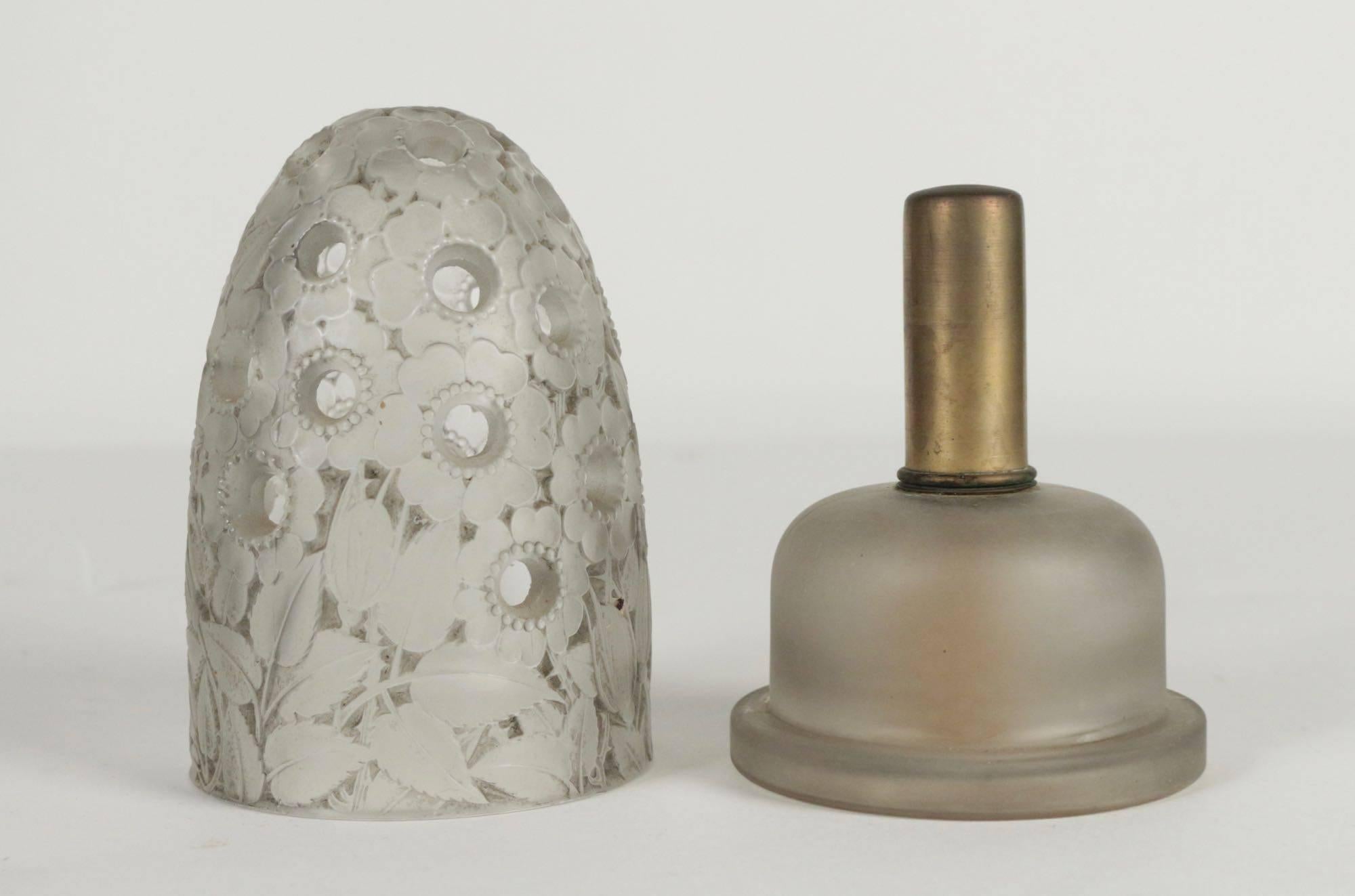Art Deco René Lalique Lamp Berger 
