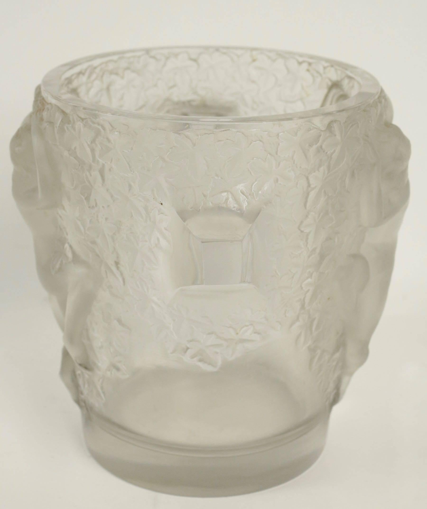 French Lalique Ice Bucket 