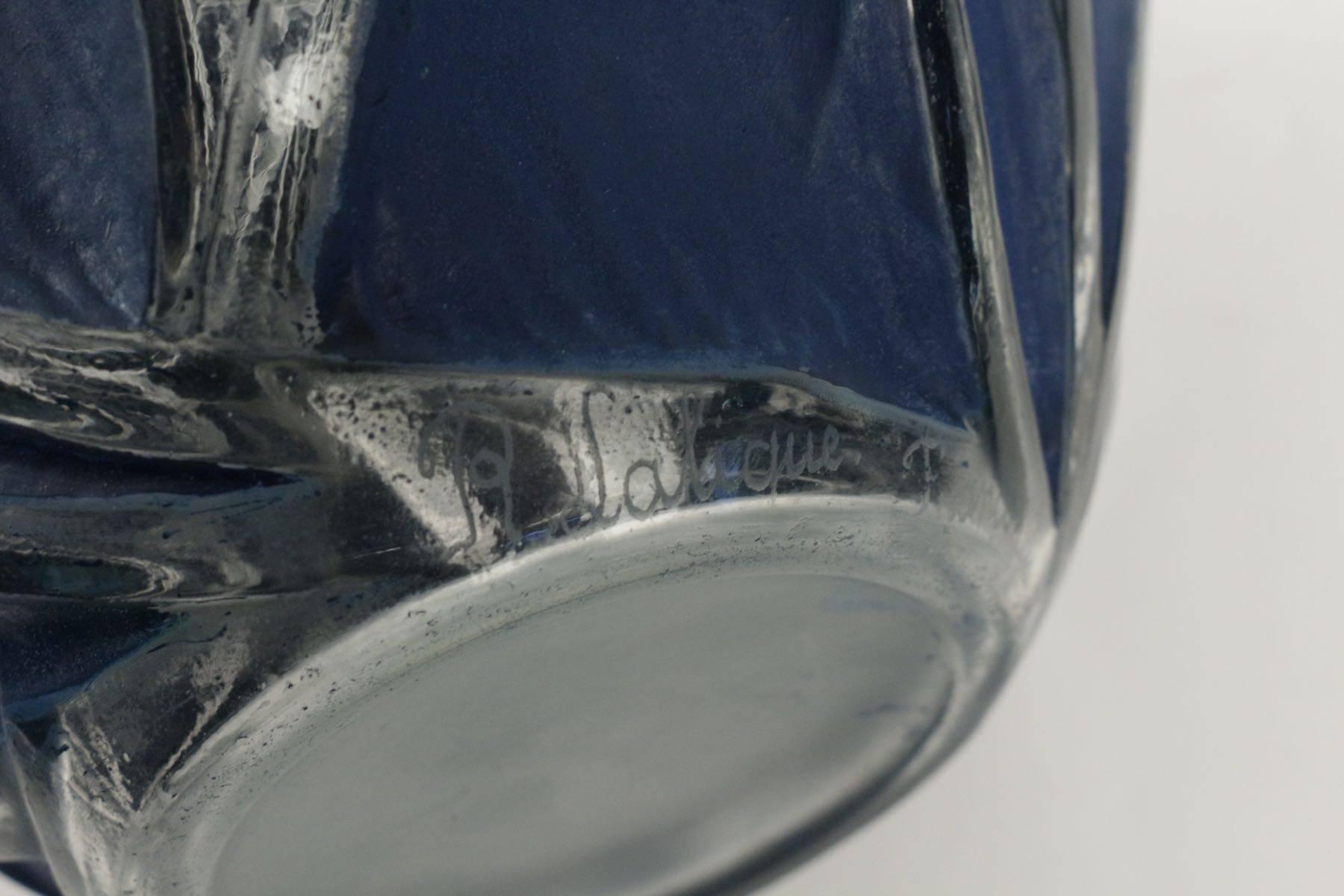 French Lalique René Vase 