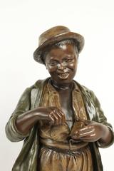 Goldsheider Small Black Man Using a Match