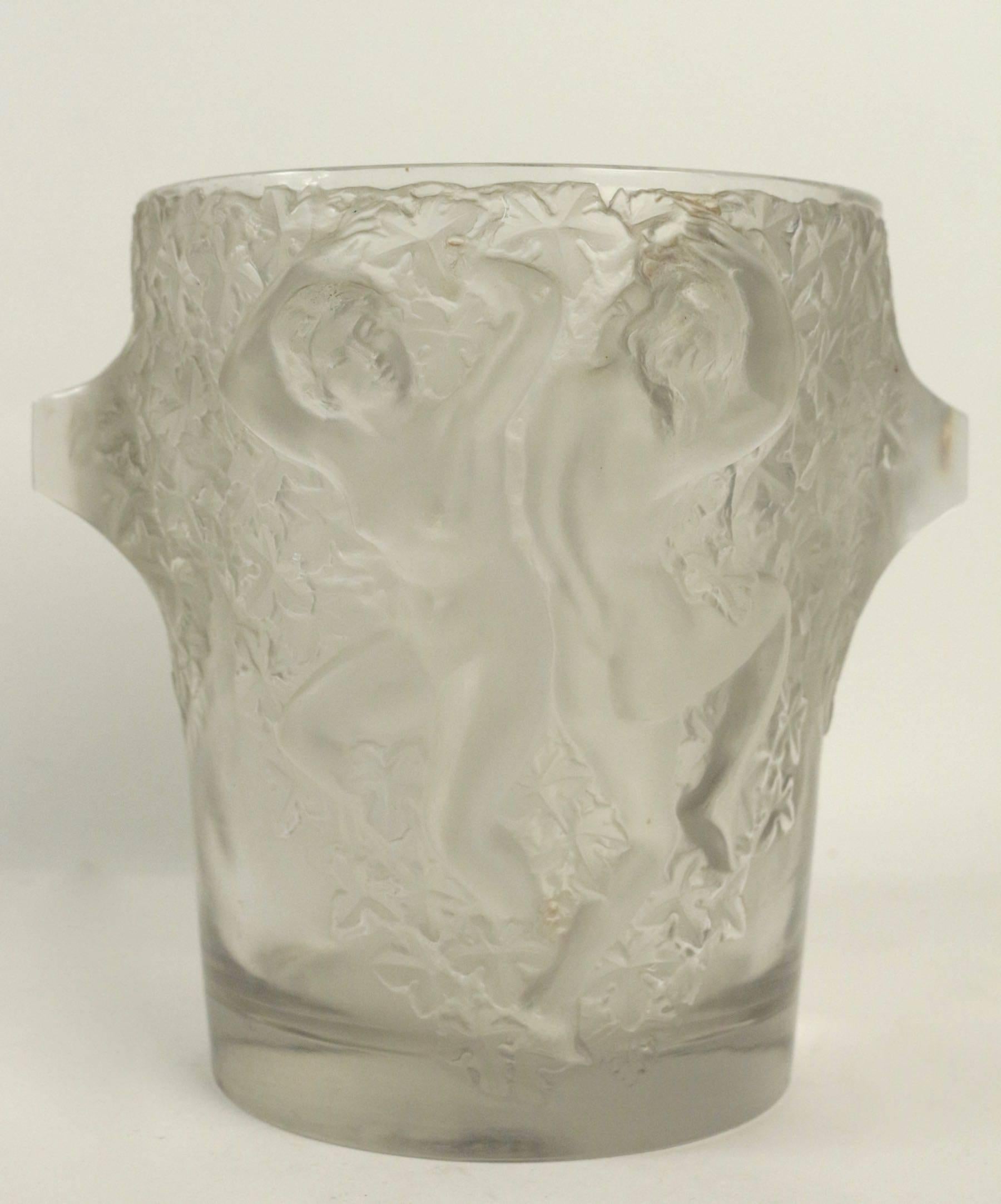 French Lalique Ice Bucket 