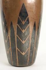 Christofle & Luc Lanel Vase En Dinanderie