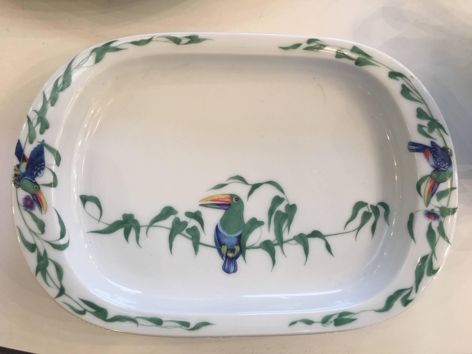 Hermes "Toucan" Porcelain Dinnerware Service at 1stdibs