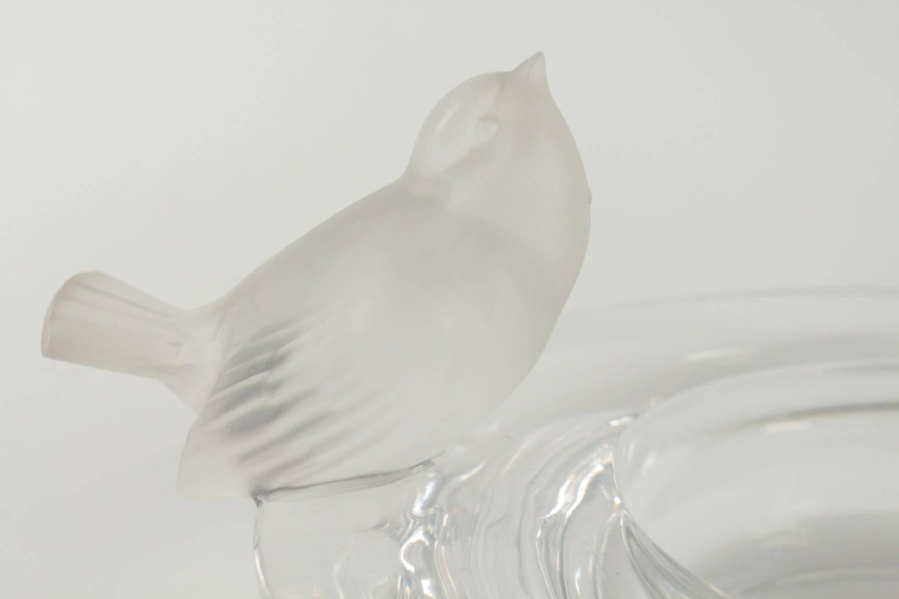 lalique bowl with birds