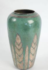 Christofle and Luc Lanel Vase En Dinanderie
