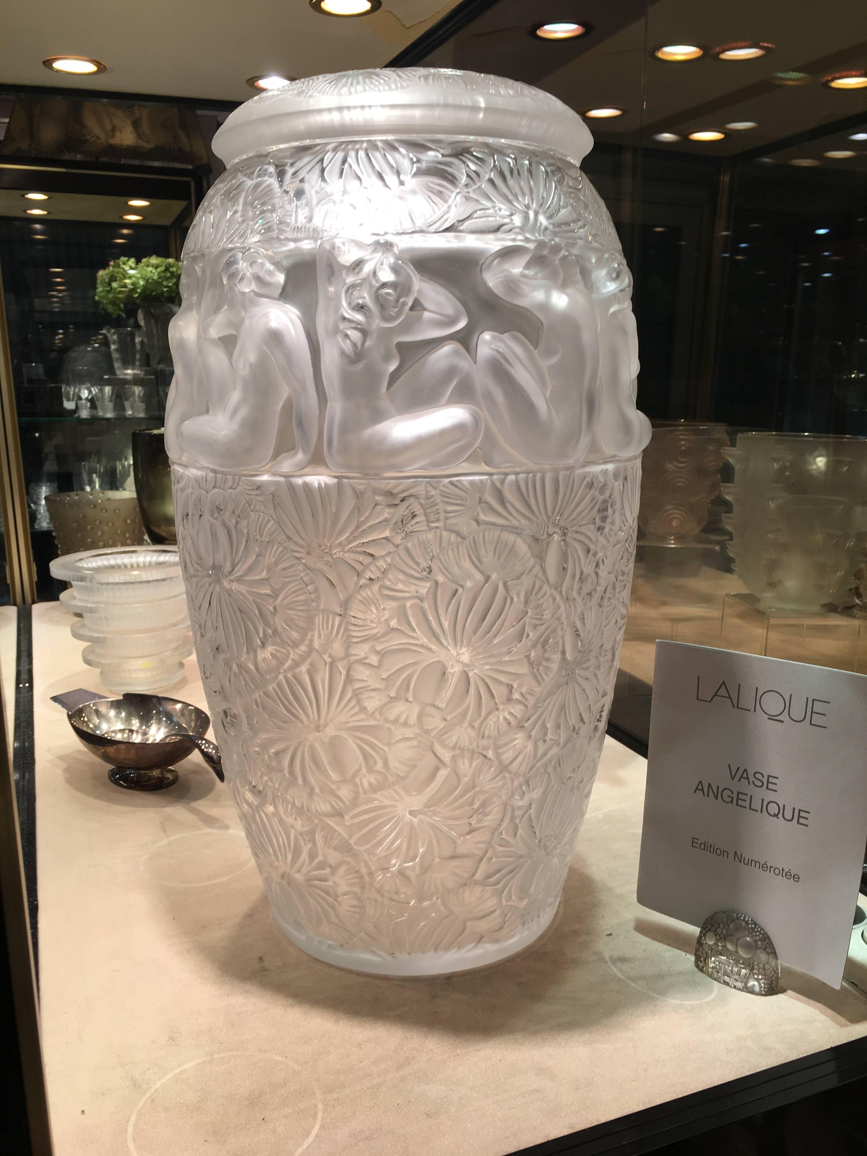 Other Lalique France Covered Vase 