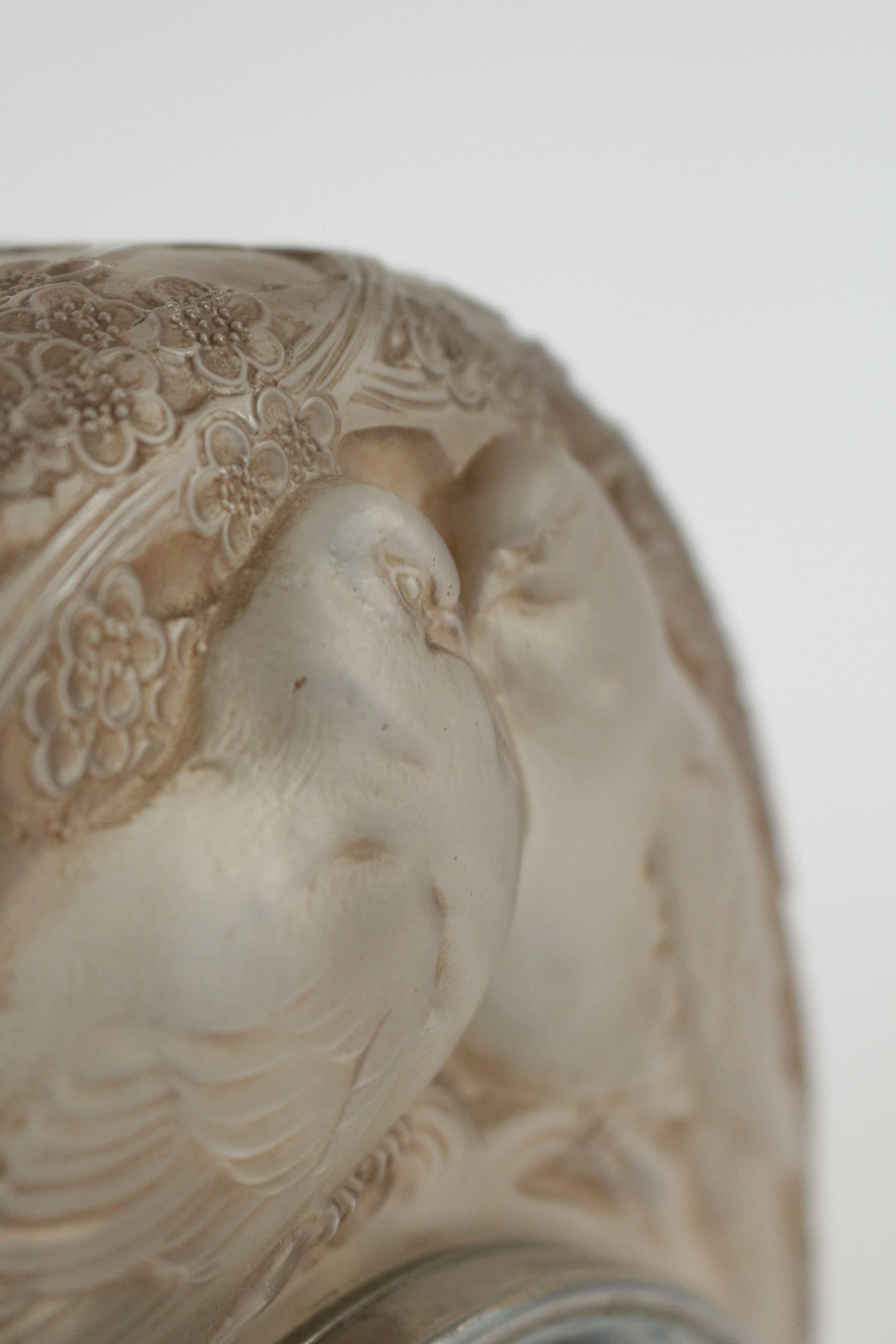 Silver Plate René Lalique Pendule 