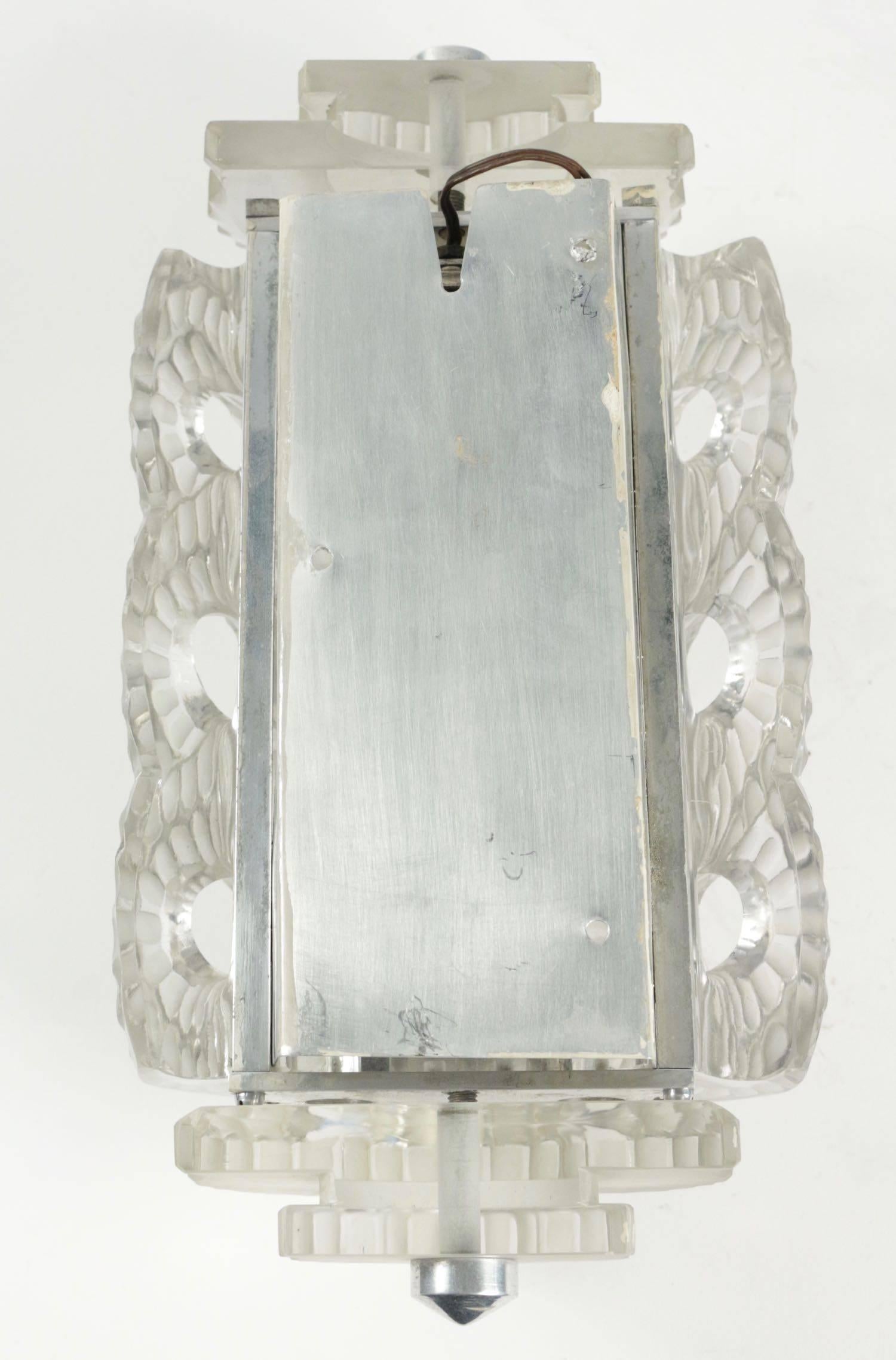 Art Deco Lalique Pair of 