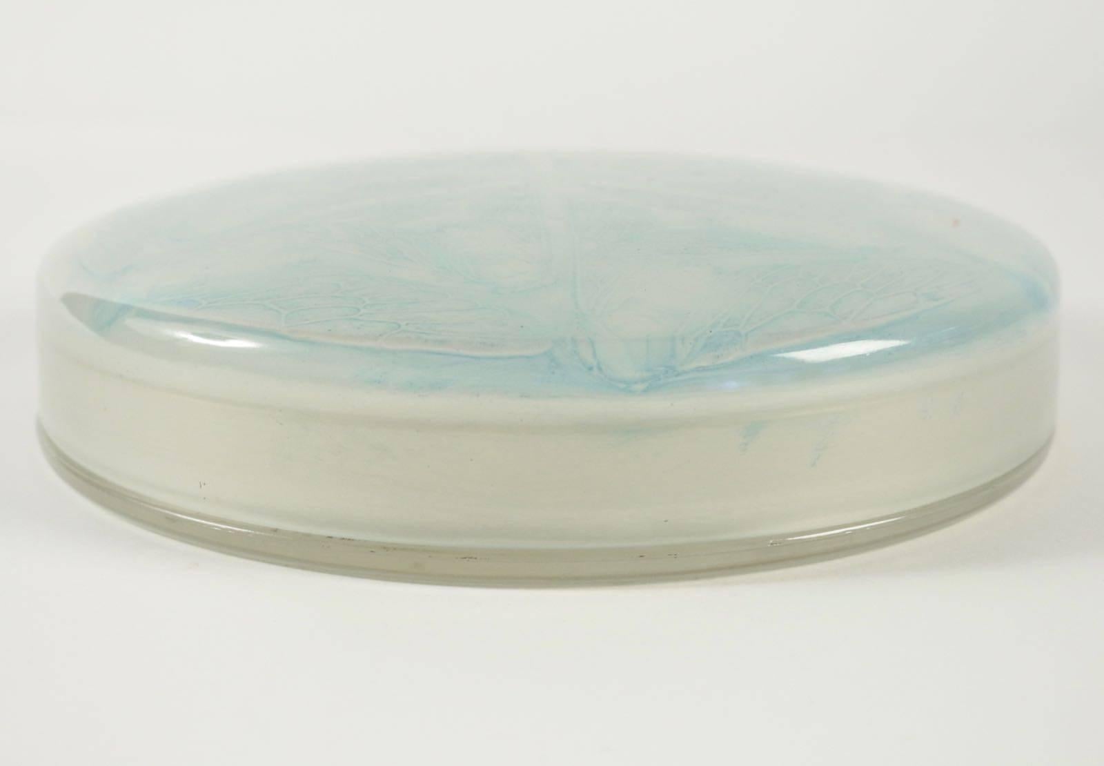 French Rene Lalique Opalescent Box 
