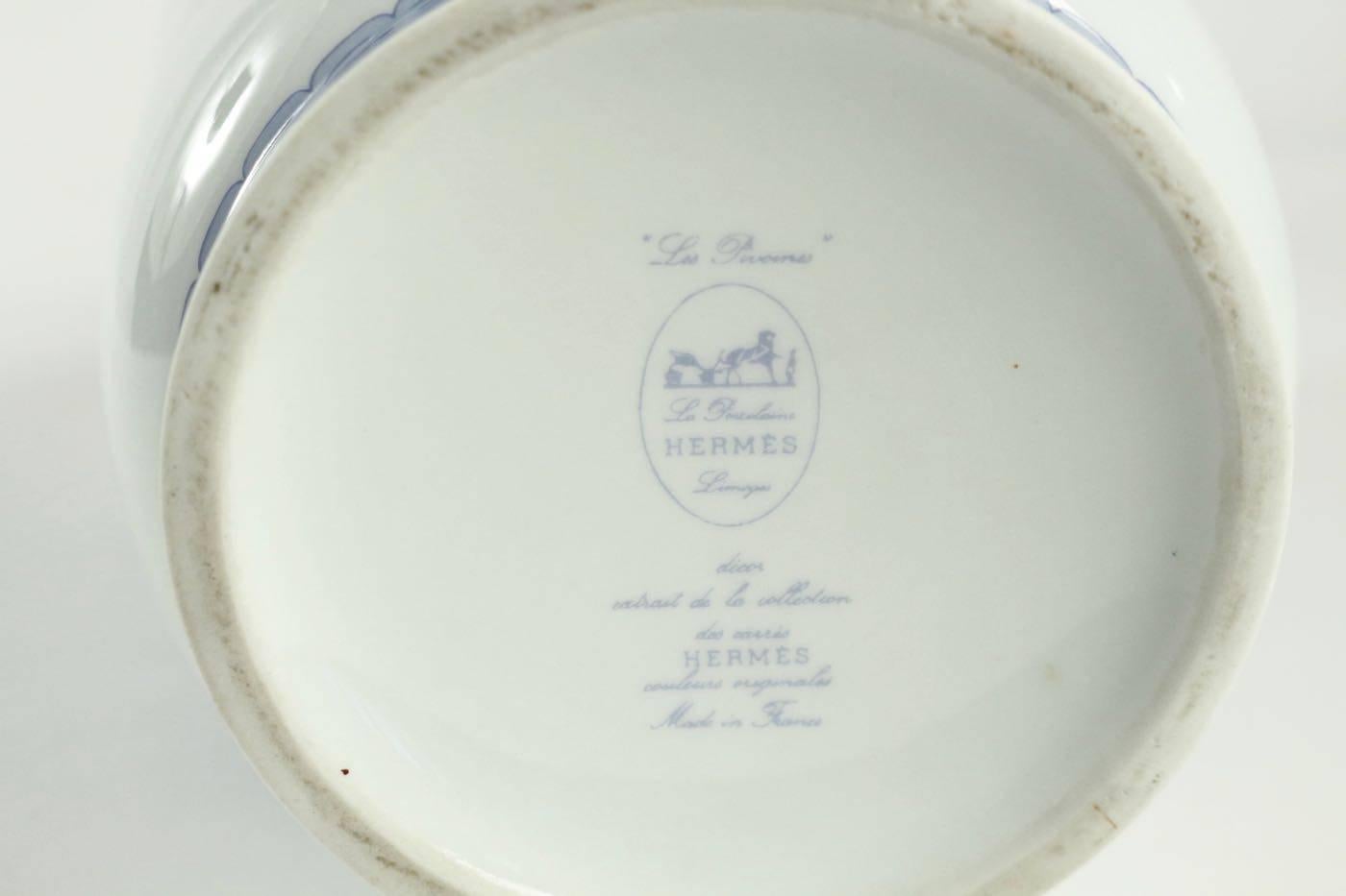 Vase en porcelaine Hermès 