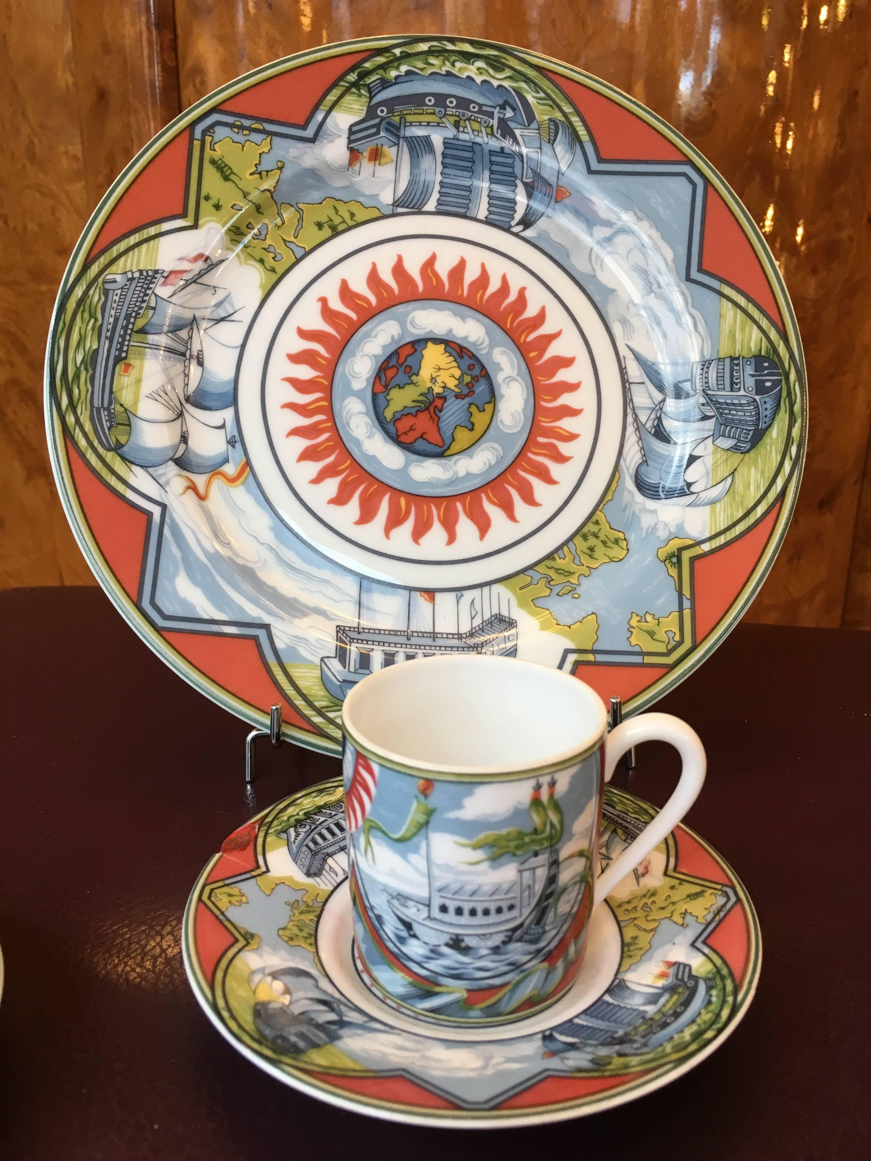 hermes cake stand