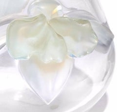 Vase Lalique France "Orchidée"