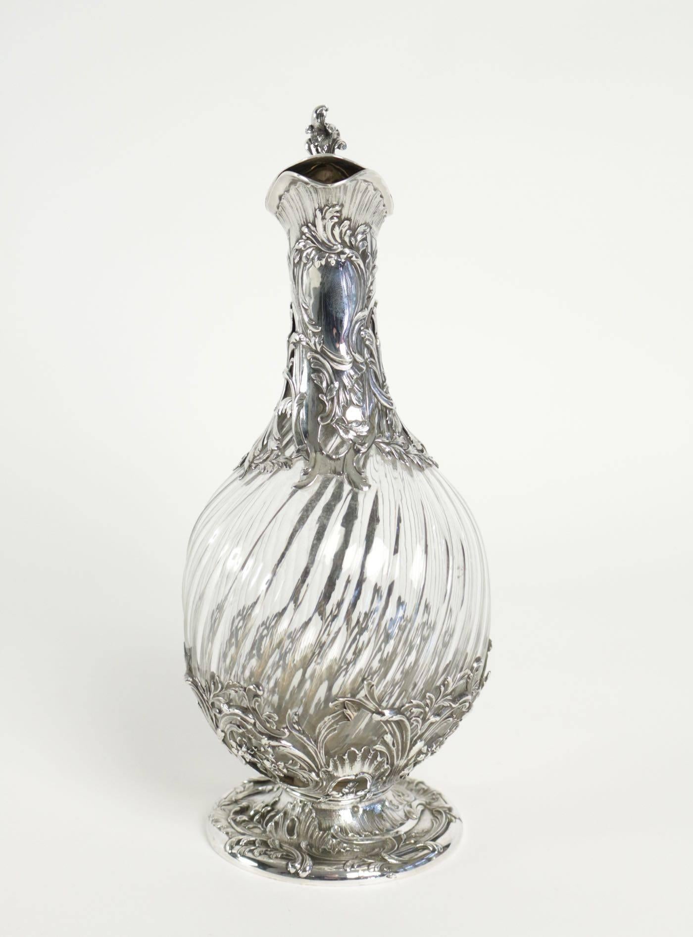 Victor Boivin French Sterling and Crystal 