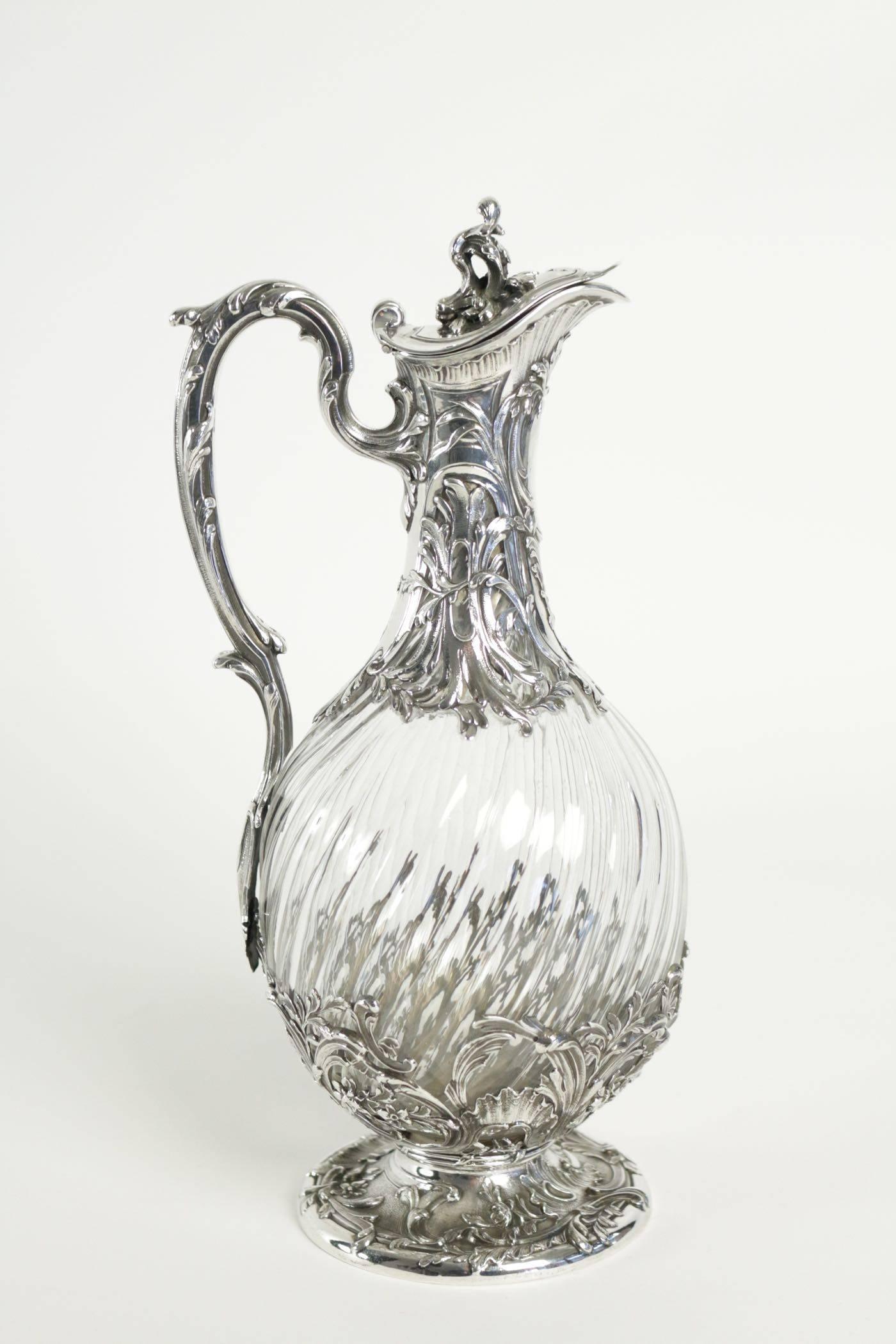 Victor Boivin French Sterling and Crystal 
