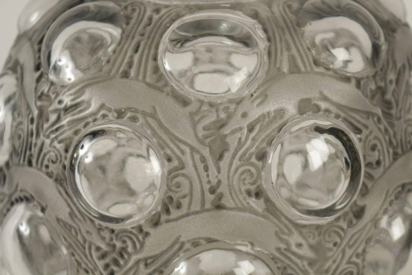 Art Deco René Lalique Pair of Vases 