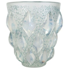Rene Lalique Opalescent "Rampillon" Vase