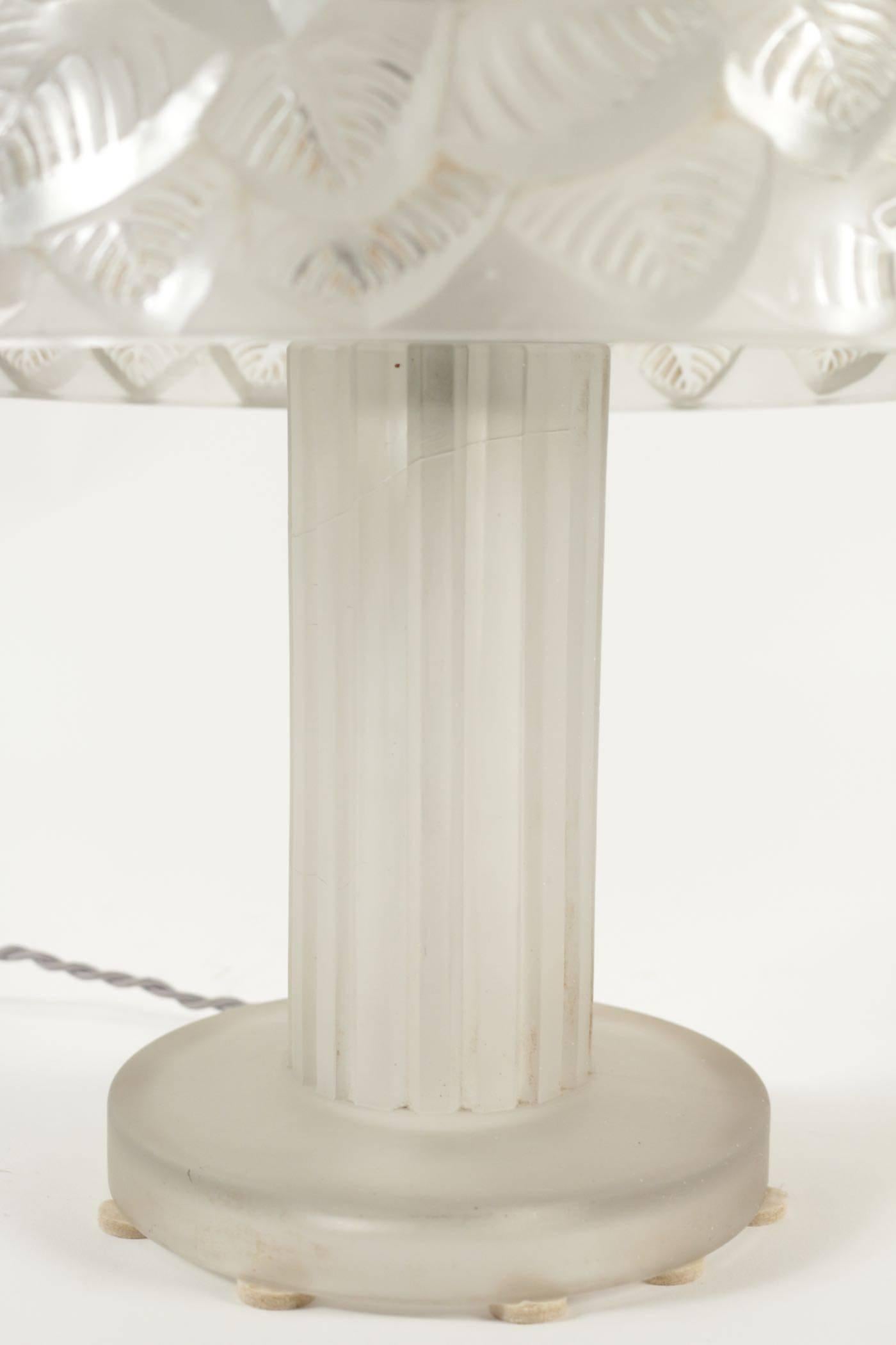 Art Deco Rene Lalique Lamp 