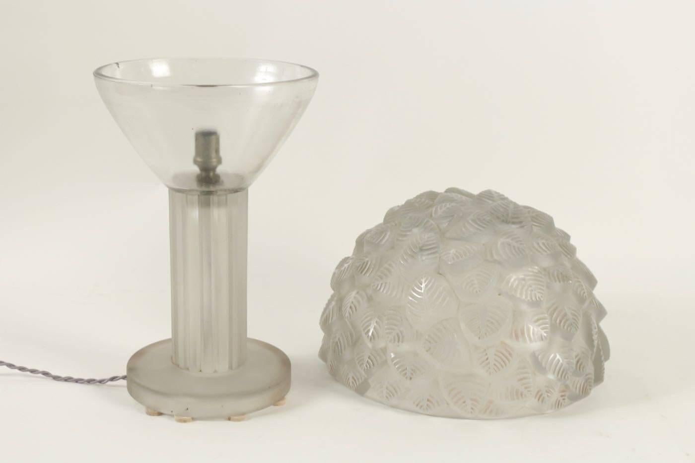 Early 20th Century Rene Lalique Lamp 