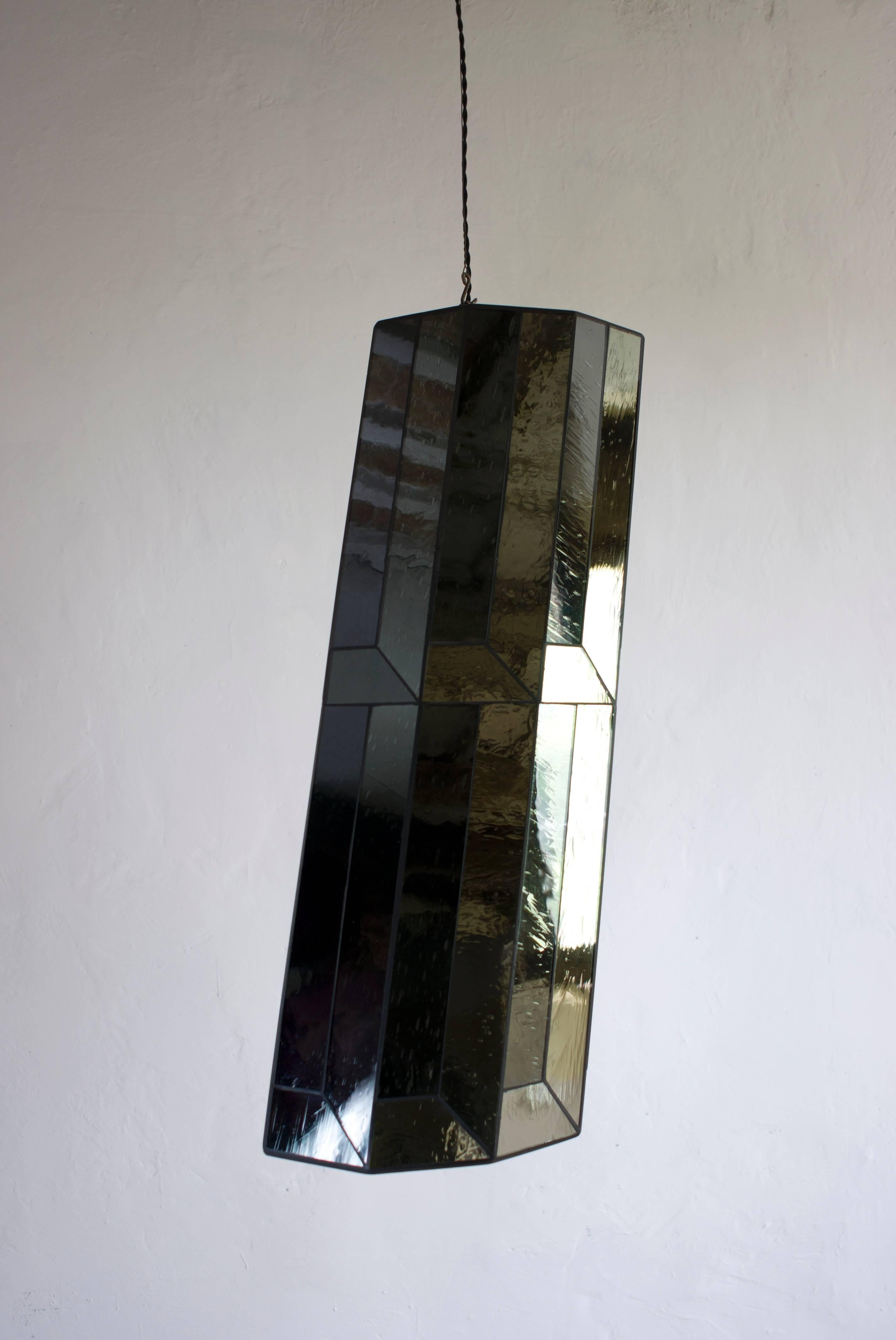 Mirror Contemporary Untitled 4 & 5 Lanterns or Pendants, Sam Orlando Miller, 2014 For Sale