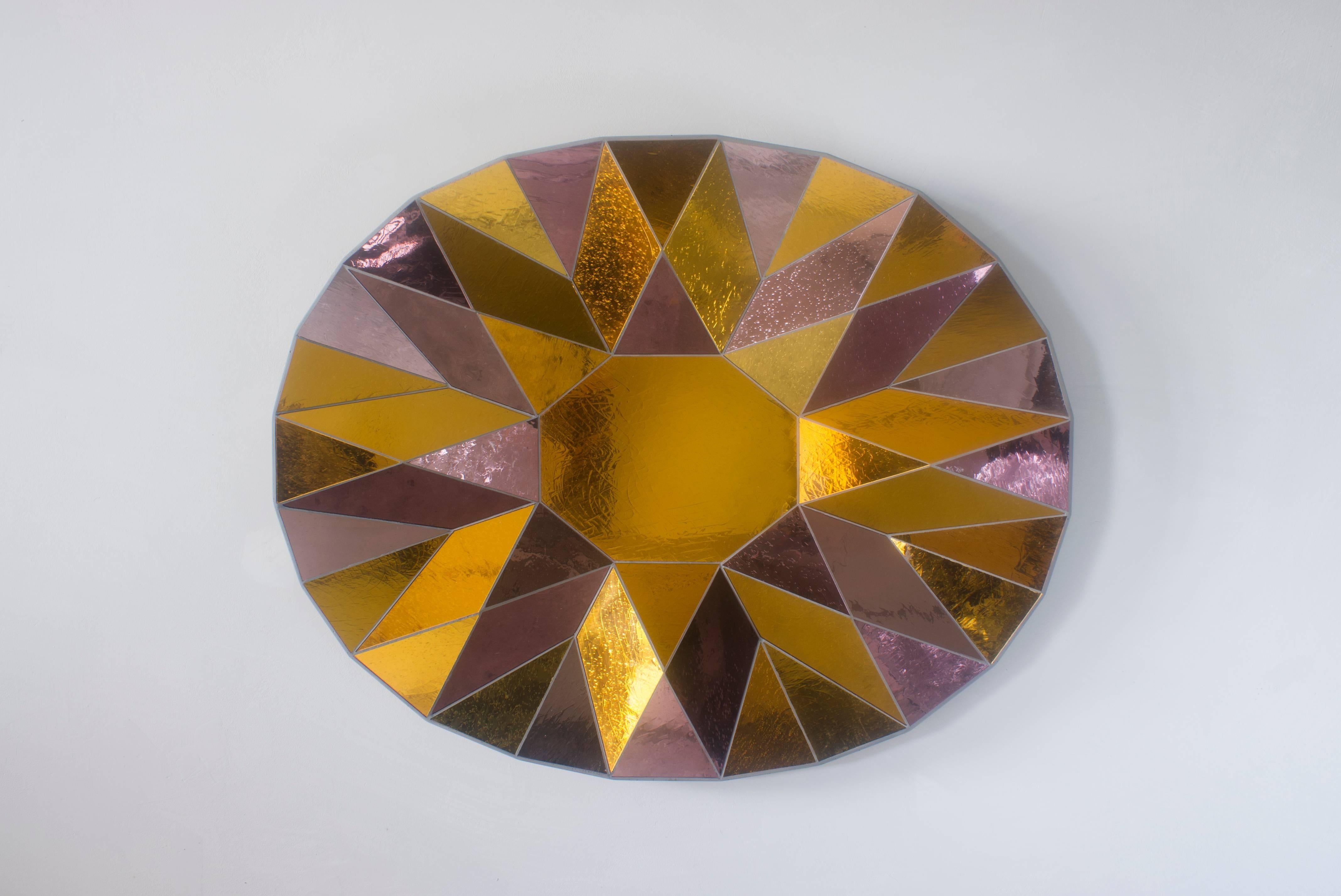 English Contemporary Stella Nuova Wall Mirror, Sam Orlando Miller, 2016 For Sale