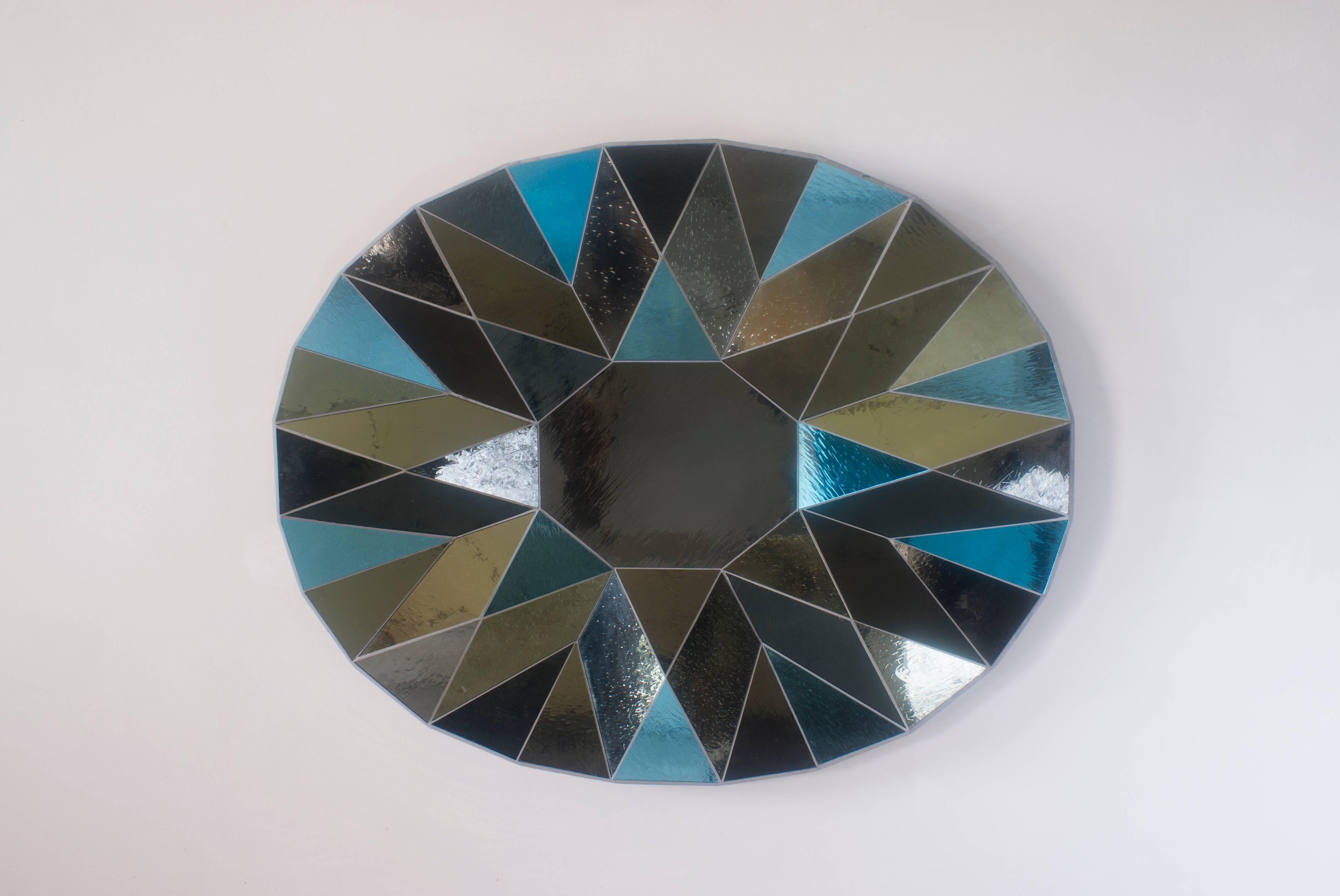 Contemporary Stella Nuova Wall Mirror, Sam Orlando Miller, 2016 For Sale 1