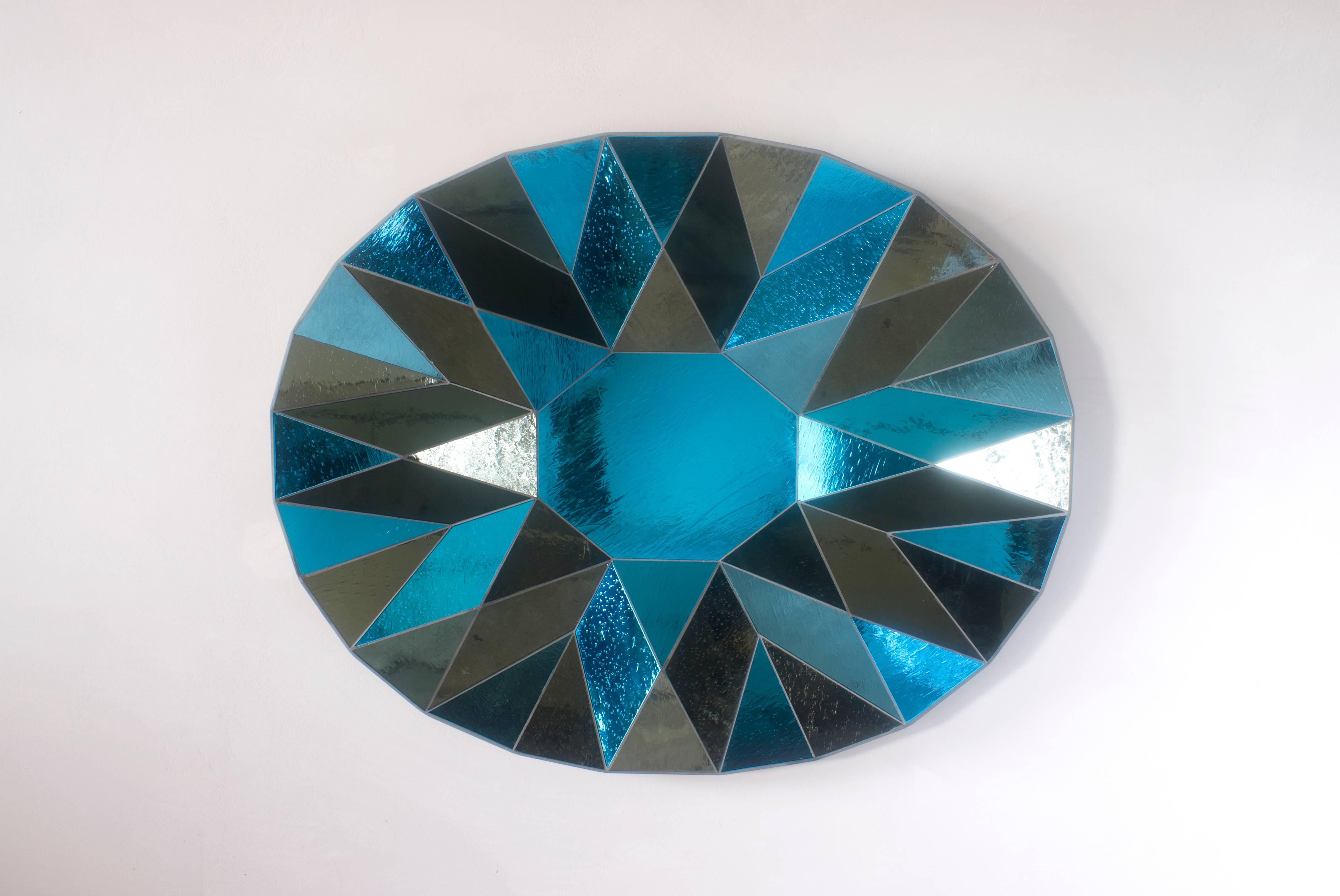 Contemporary Stella Nuova Wall Mirror, Sam Orlando Miller, 2016 For Sale 2
