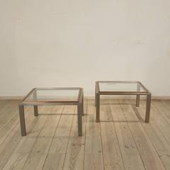 Pair of Coffee Table in the Style of Willy Rizzo