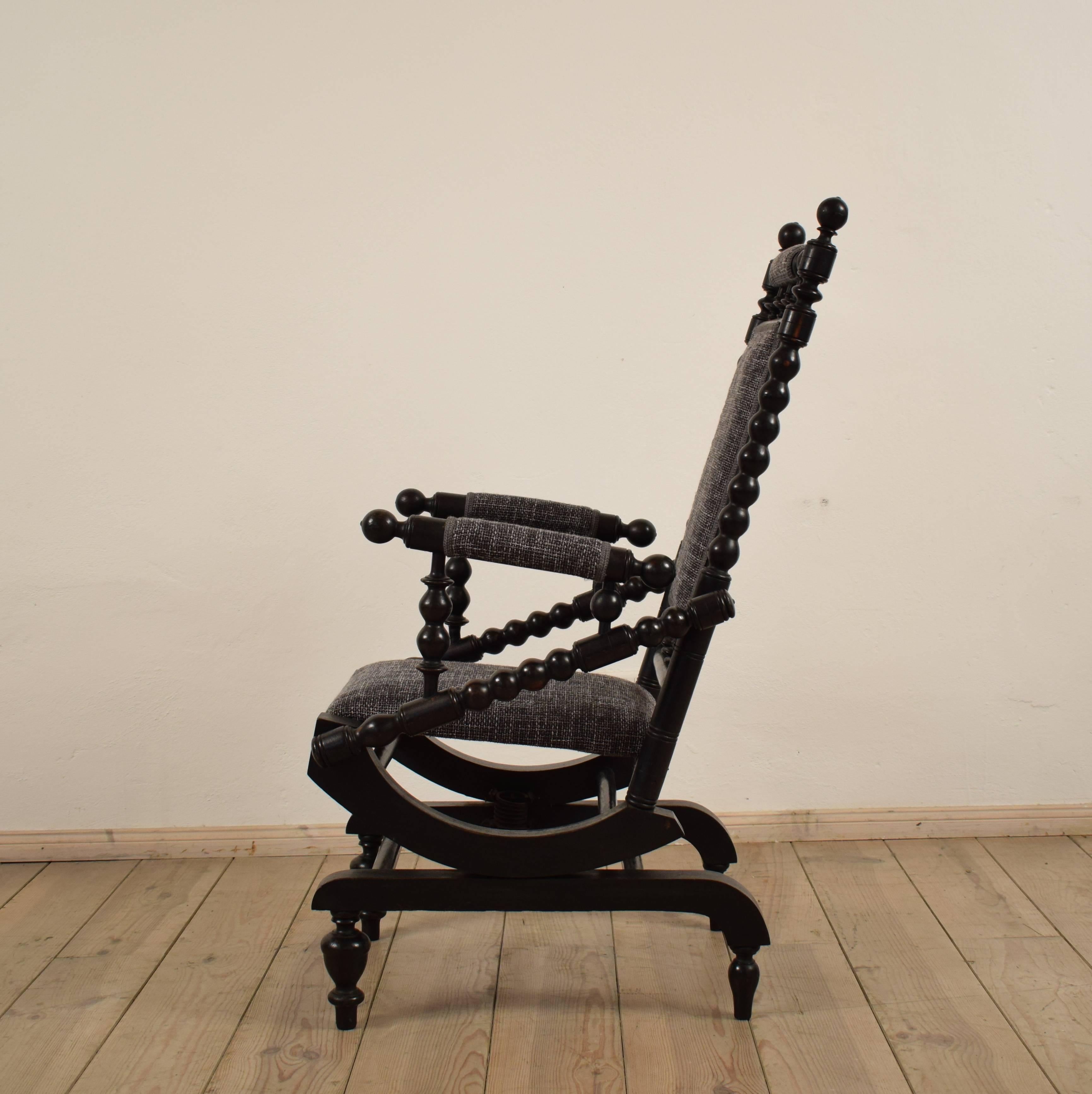 19th Century American Rocking Chair (Viktorianisch)