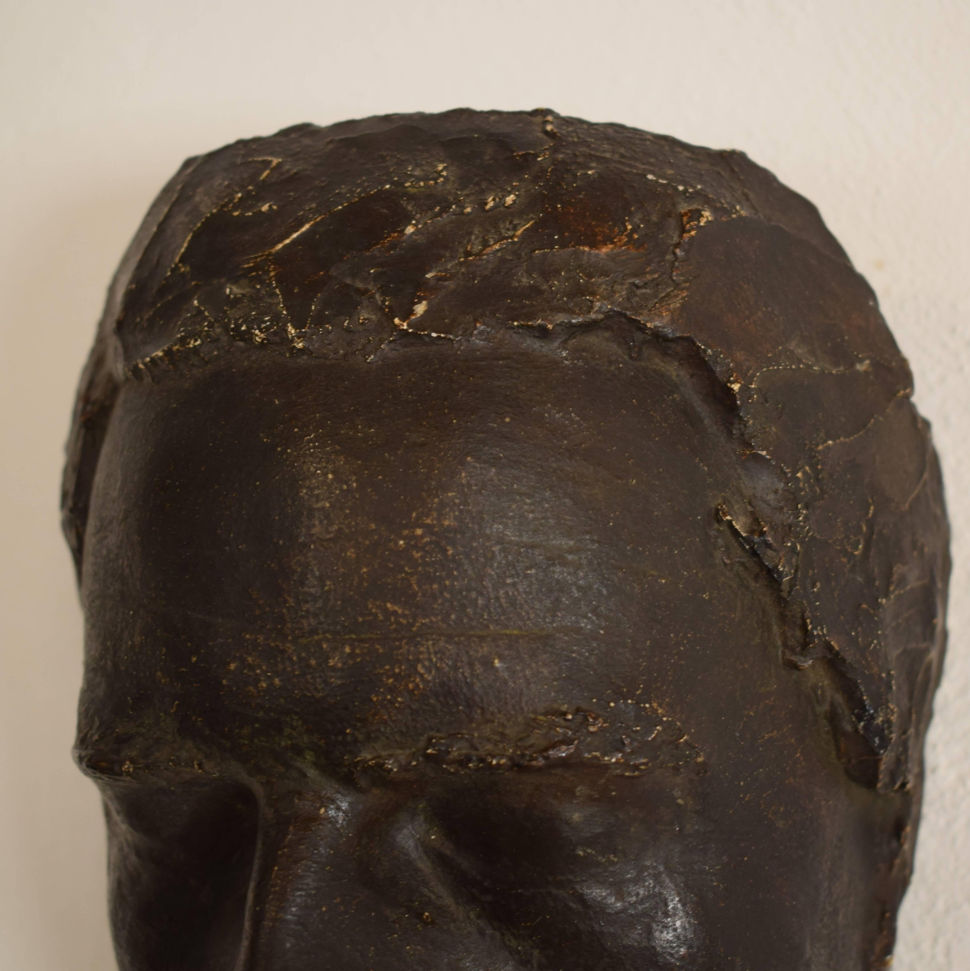 Early 20th Century Painted Plaster Mask by Karl Koch 3