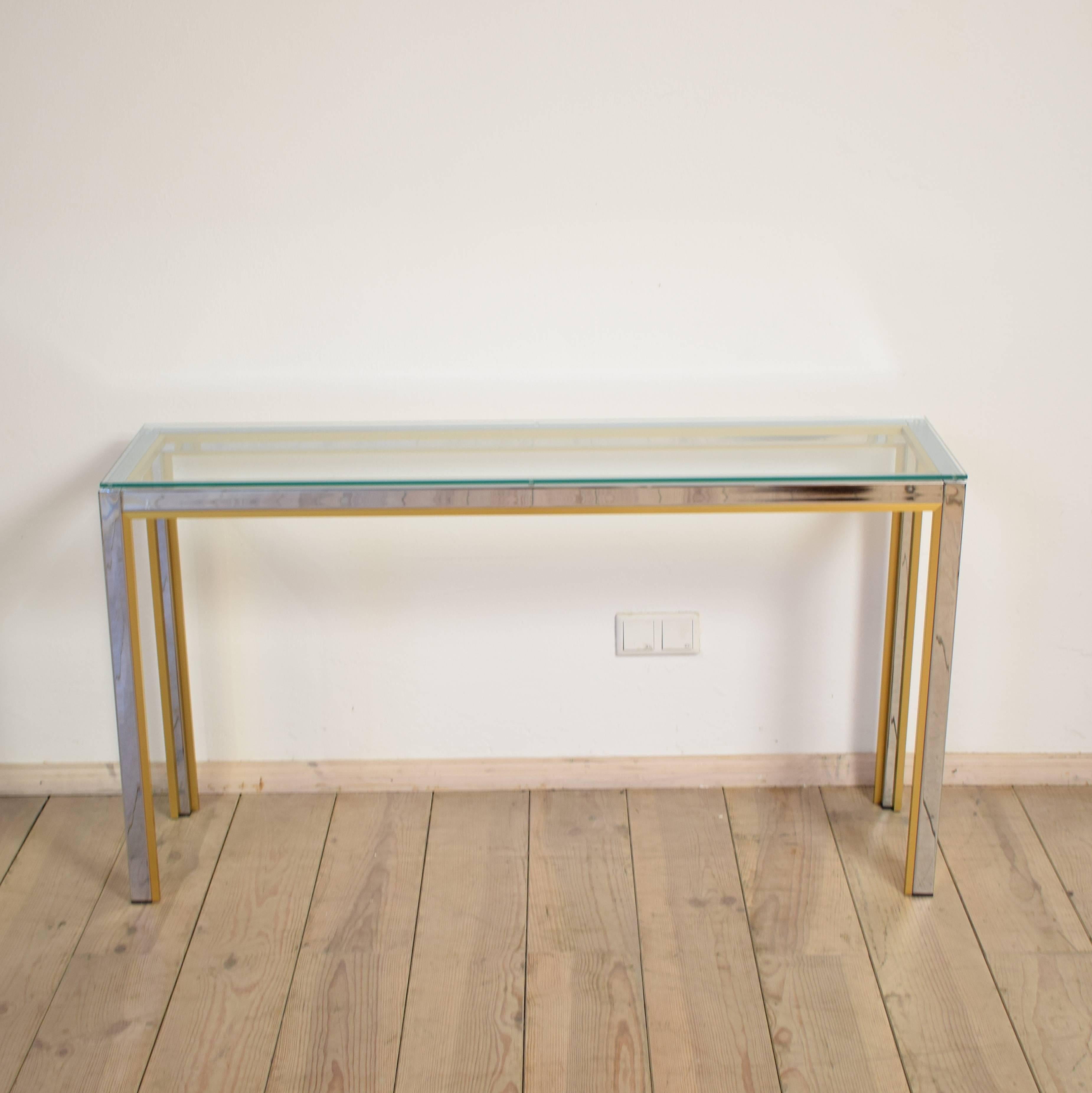 Italian Console Table by Renato Zevi for Romeo Rega, 1970s