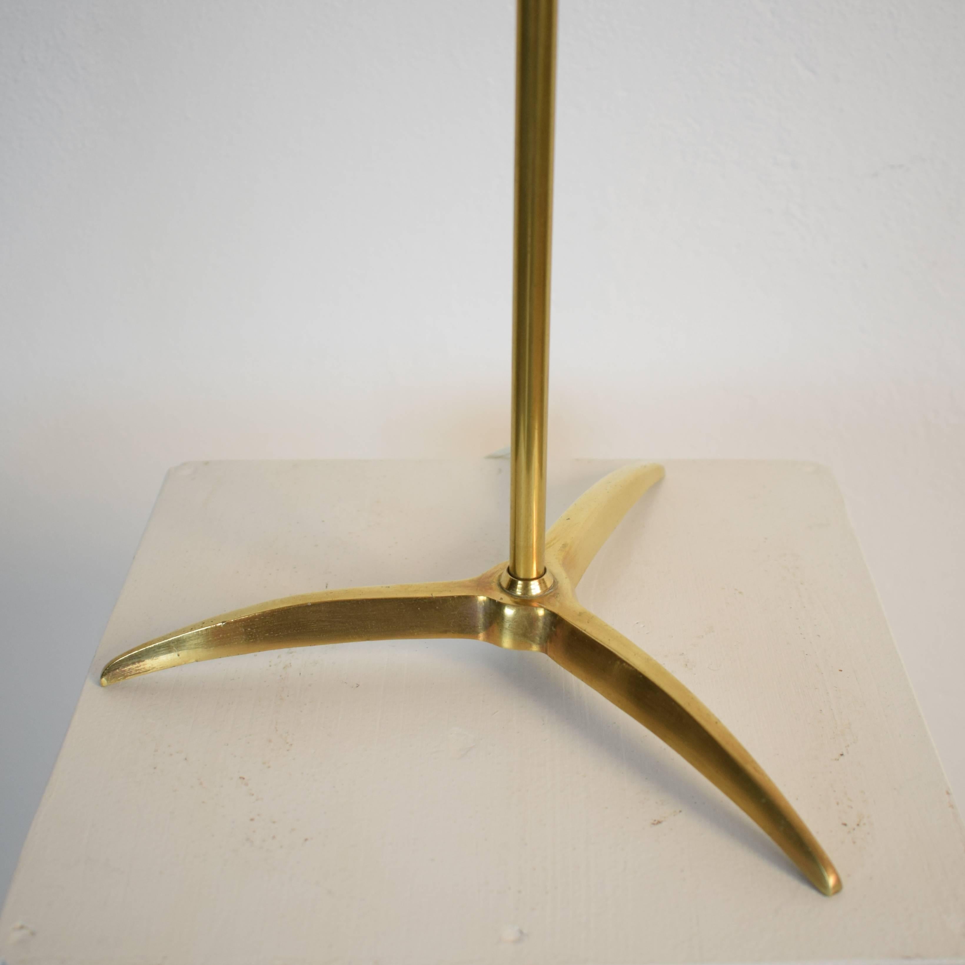 Mid-20th Century Mid-Century Stilnovo Table Lamp with Diavolo Lampshade