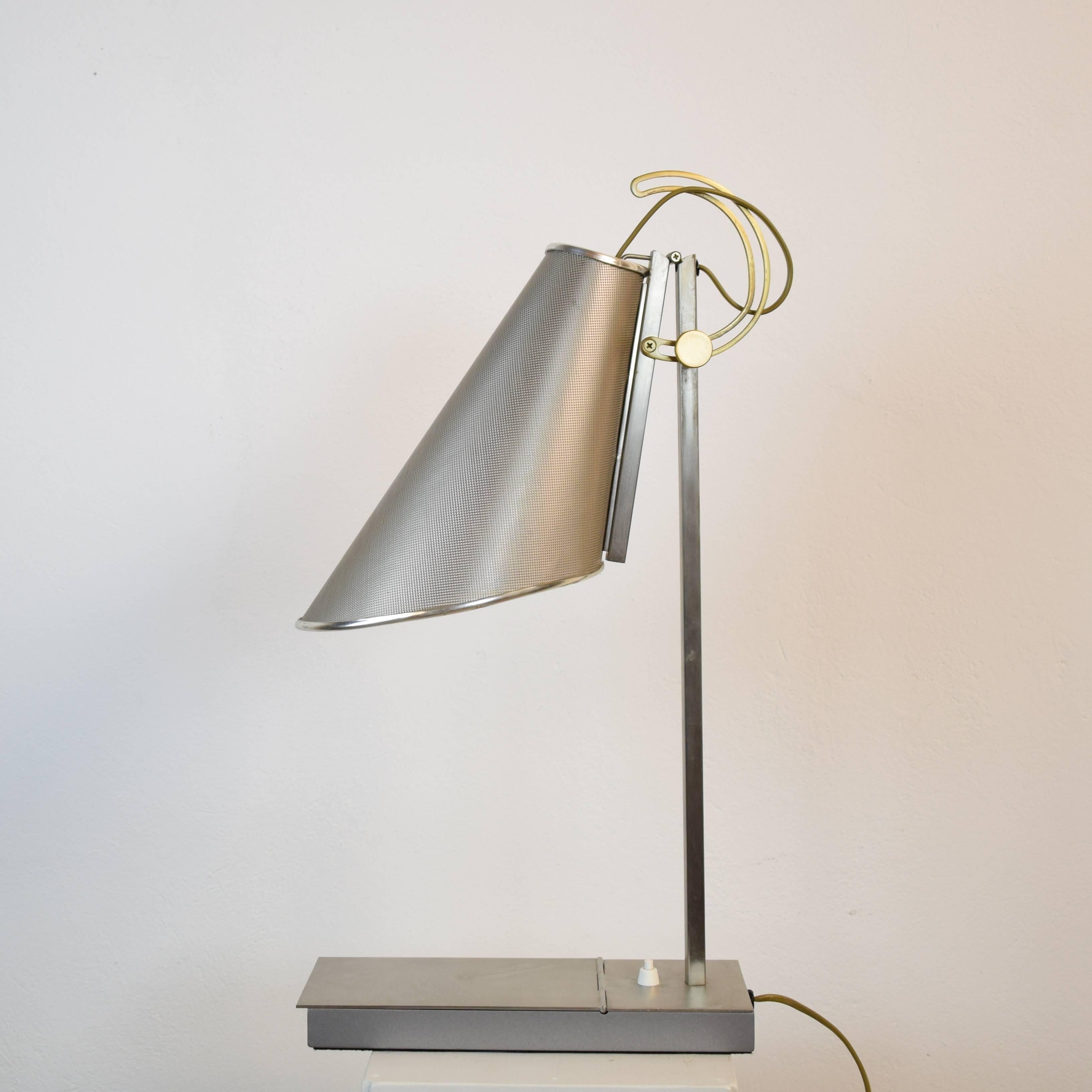 Lampe de table Compass Dans L'Oeil par Andreé Putman pour Baldinger & Sons, 1980 Excellent état à Berlin, DE