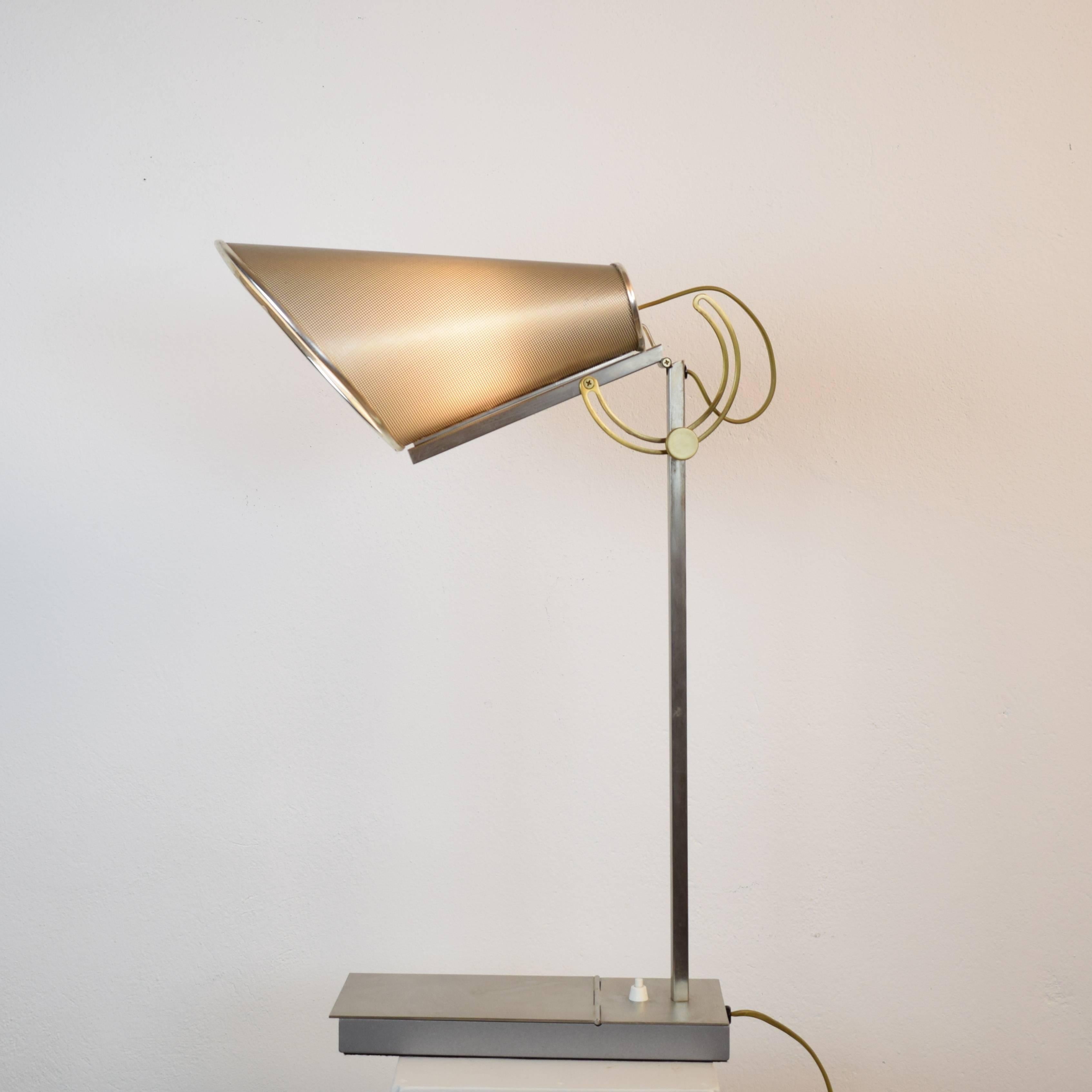 Lampe de table Compass Dans L'Oeil par Andreé Putman pour Baldinger & Sons, 1980 1