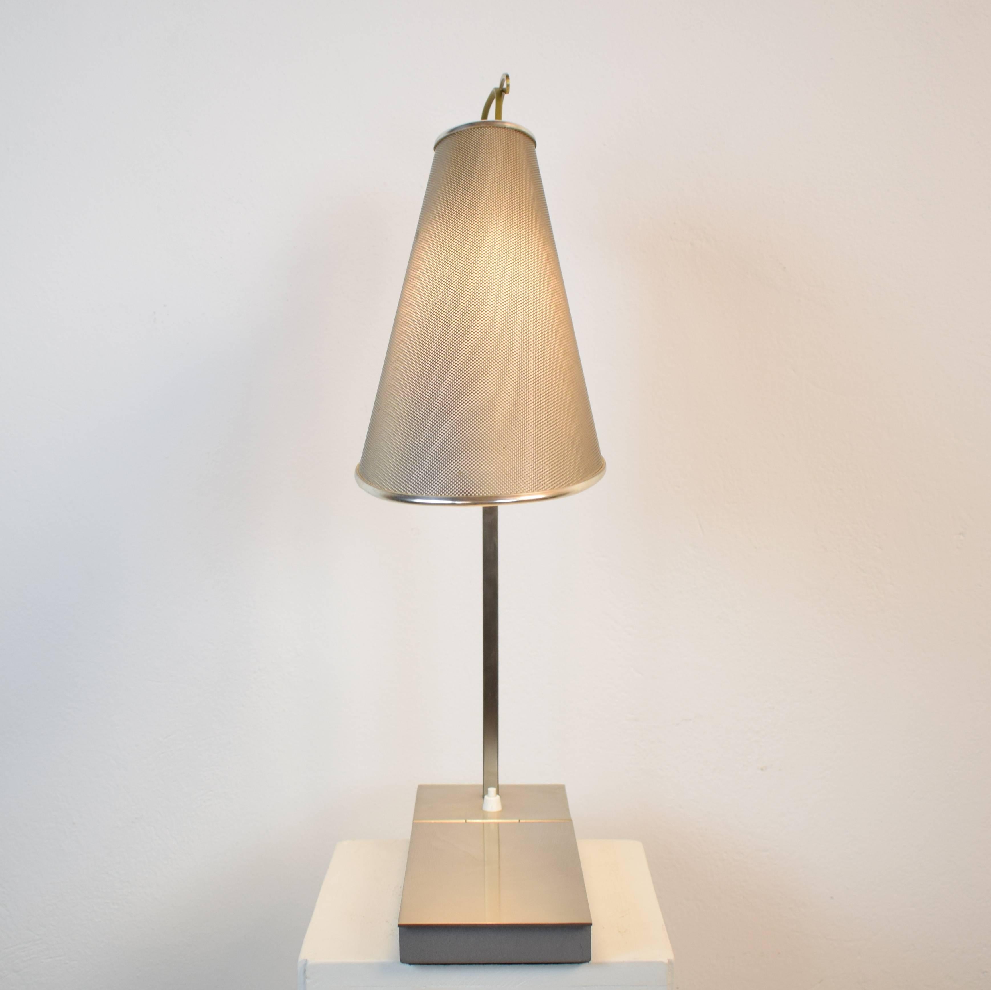 Lampe de table Compass Dans L'Oeil par Andreé Putman pour Baldinger & Sons, 1980 2