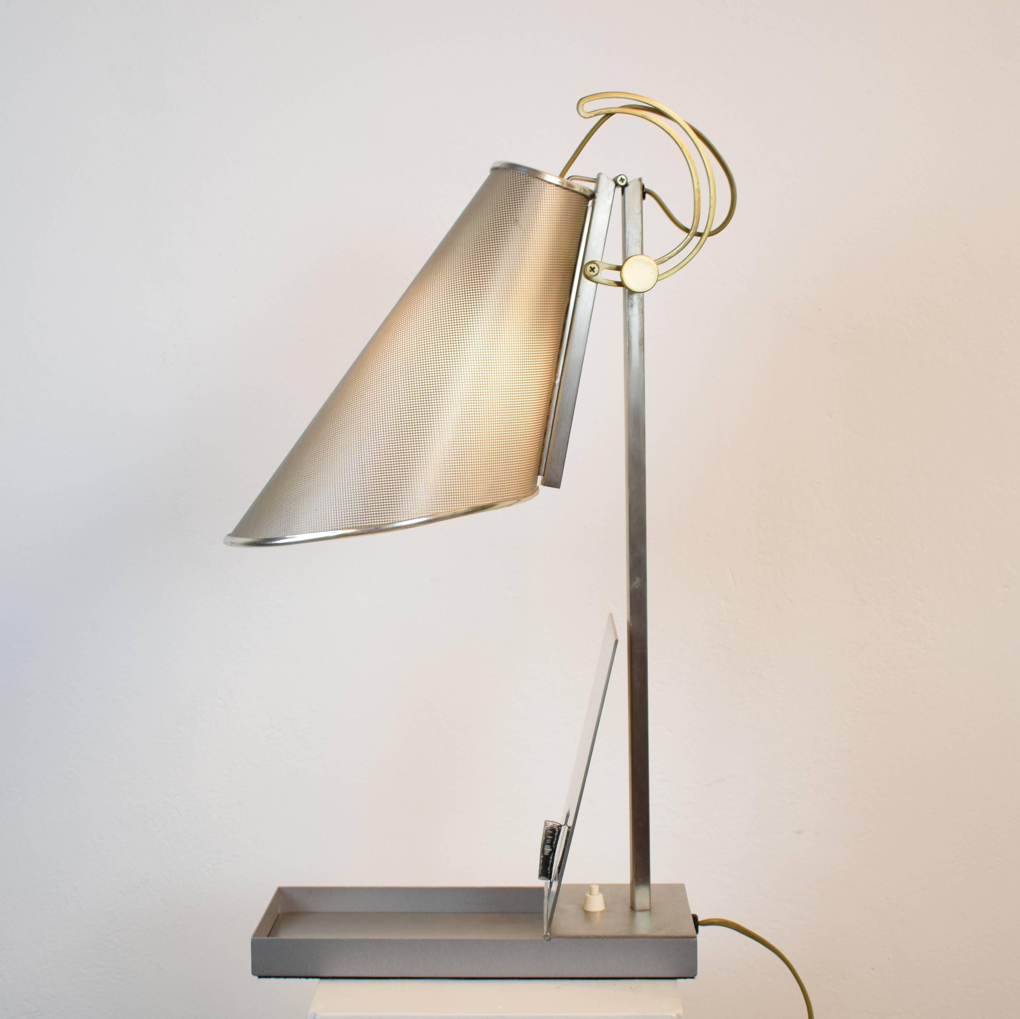 Lampe de table Compass Dans L'Oeil par Andreé Putman pour Baldinger & Sons, 1980 3