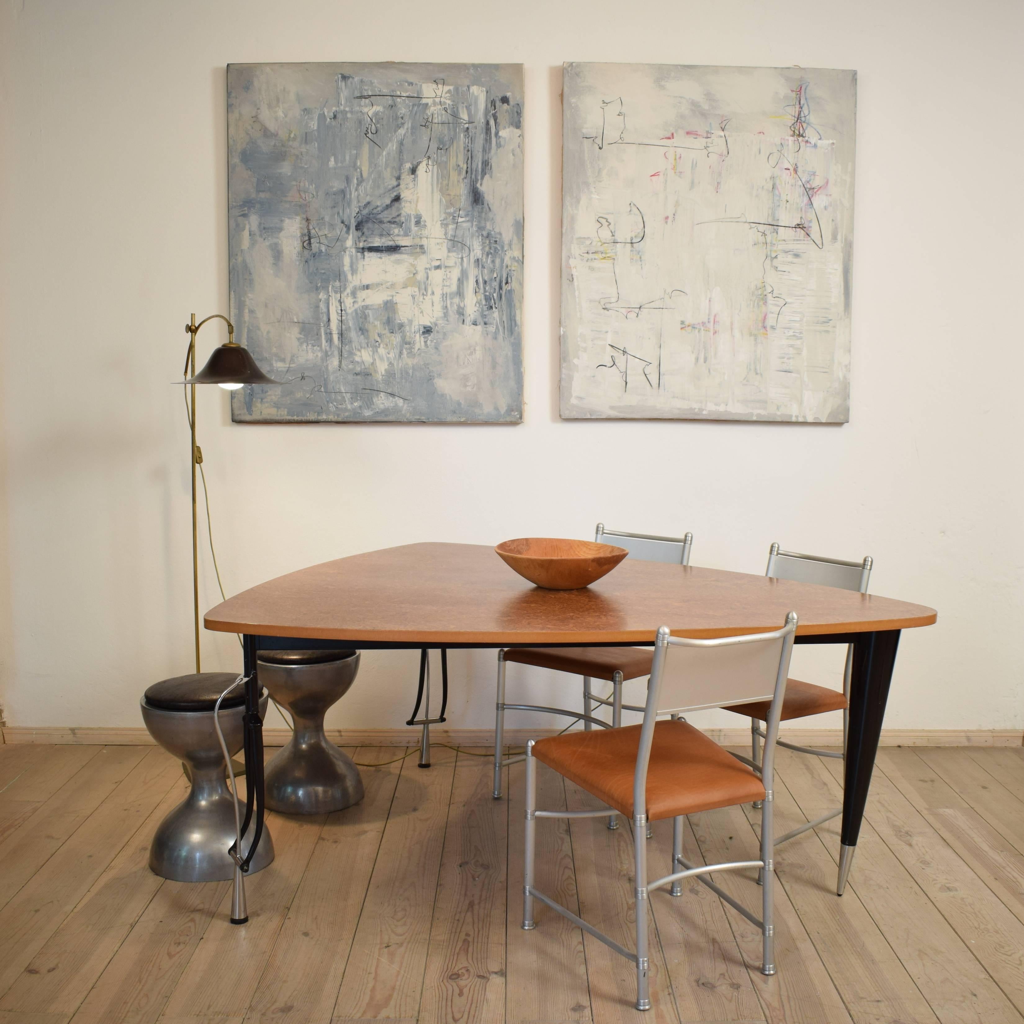 Memphis Group Mid-20th Century Memphis Dining Table by Perry King and Santiago Miranda