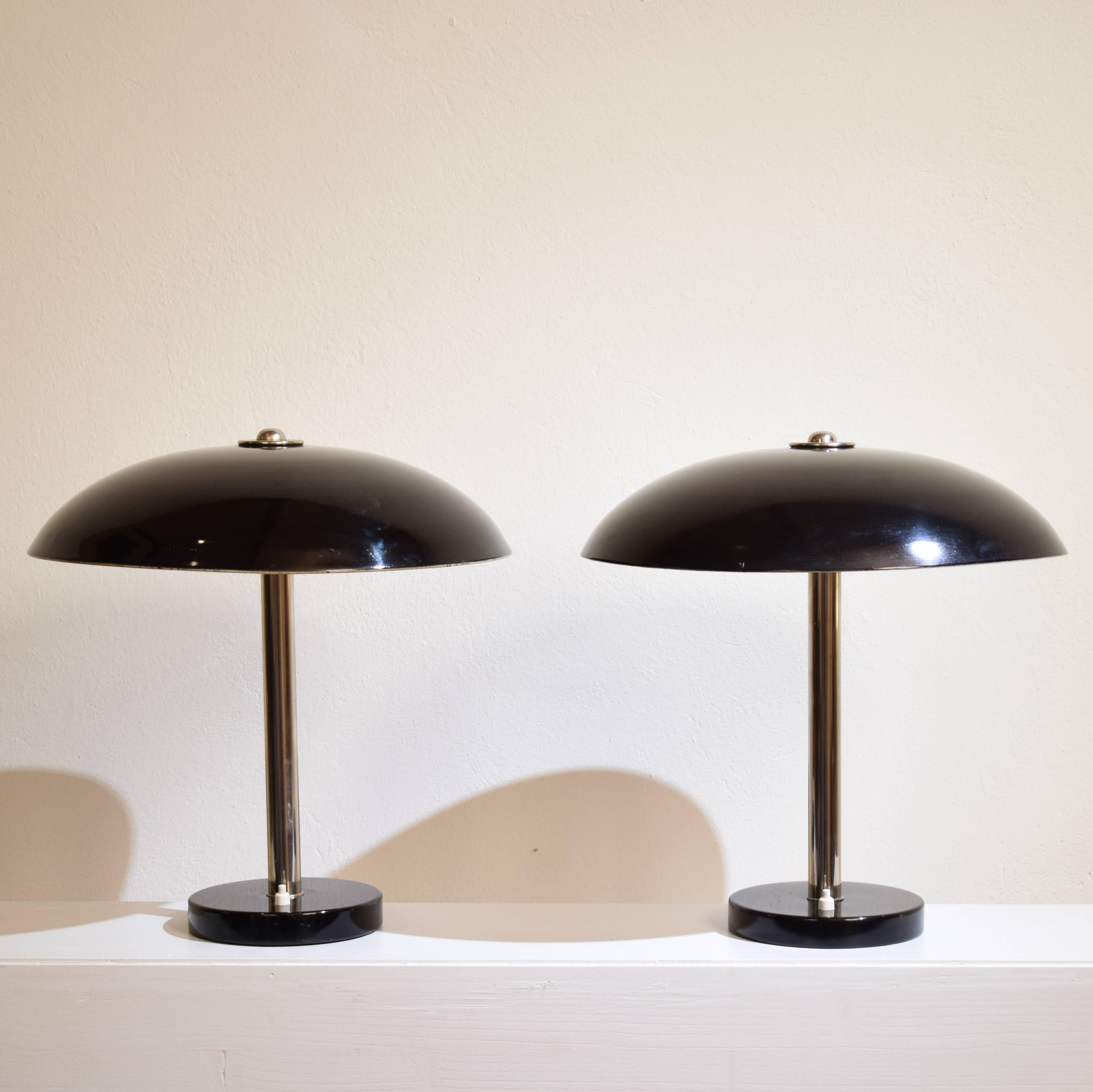 Pair of Table Lamps by Christian Dell for Bünte & Remmler, circa 1931 In Good Condition In Berlin, DE